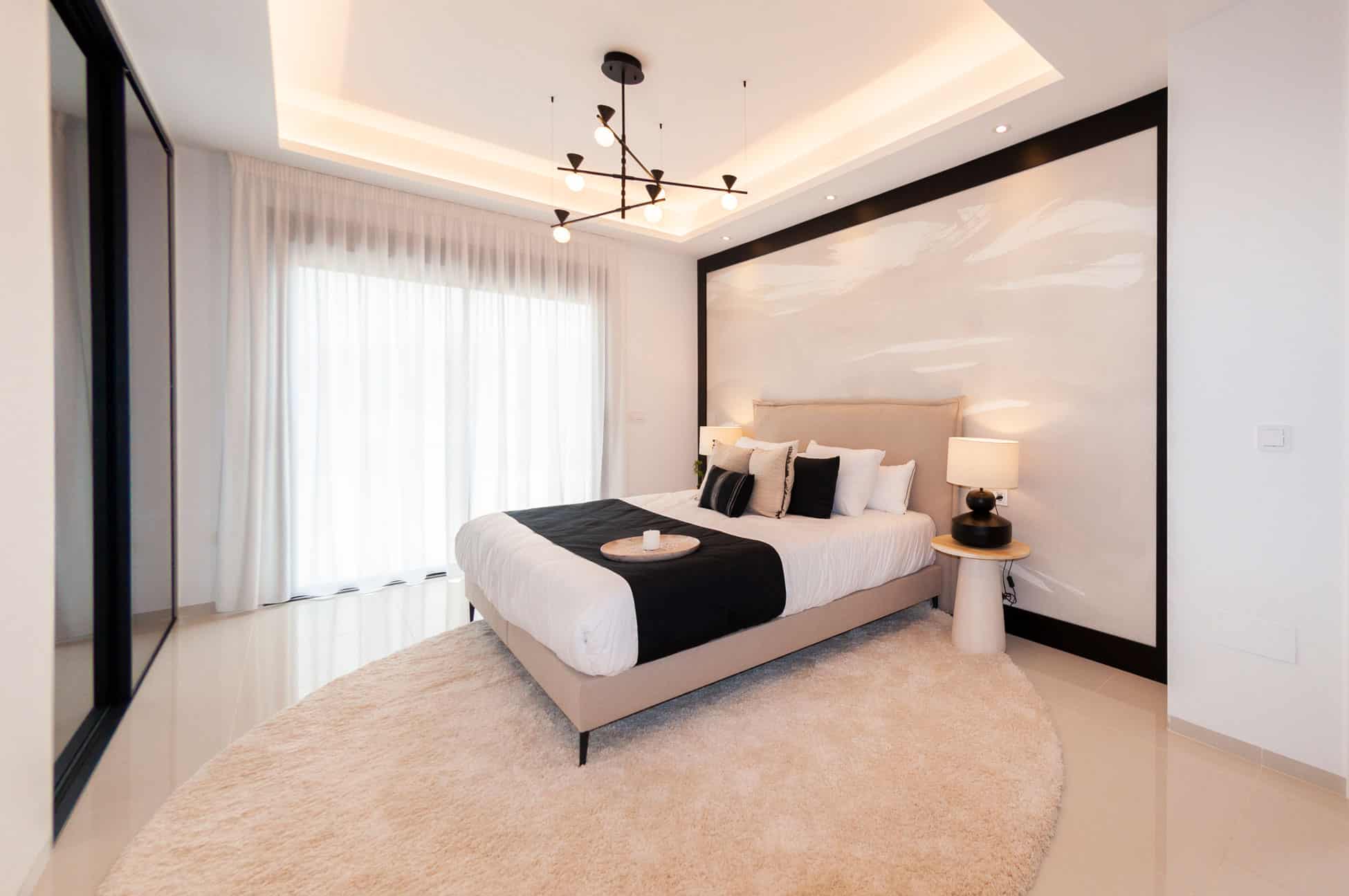 Master bedroom in villa for sale in Ciudad Quesada