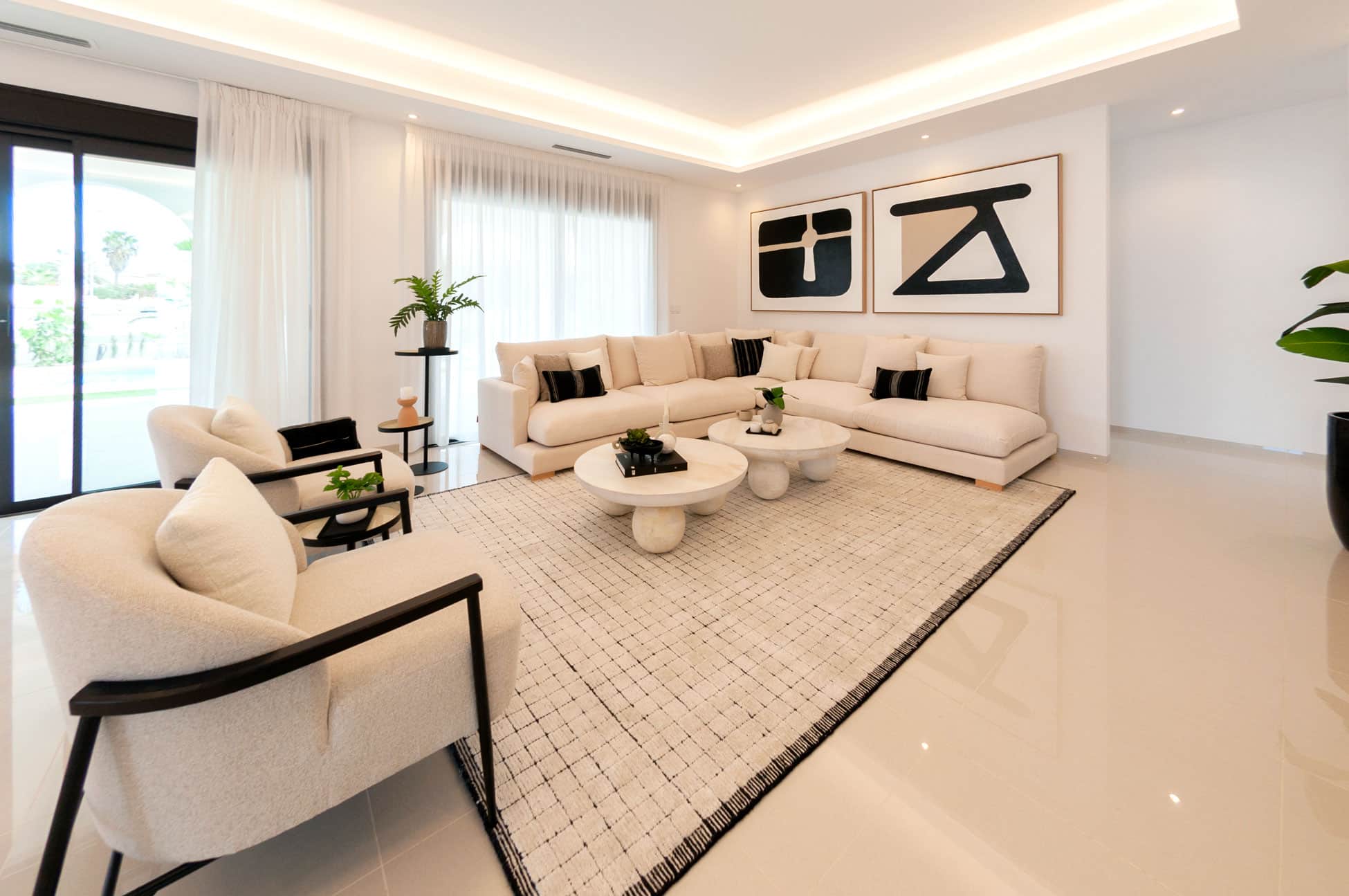 Living room in villa for sale in Ciudad Quesada