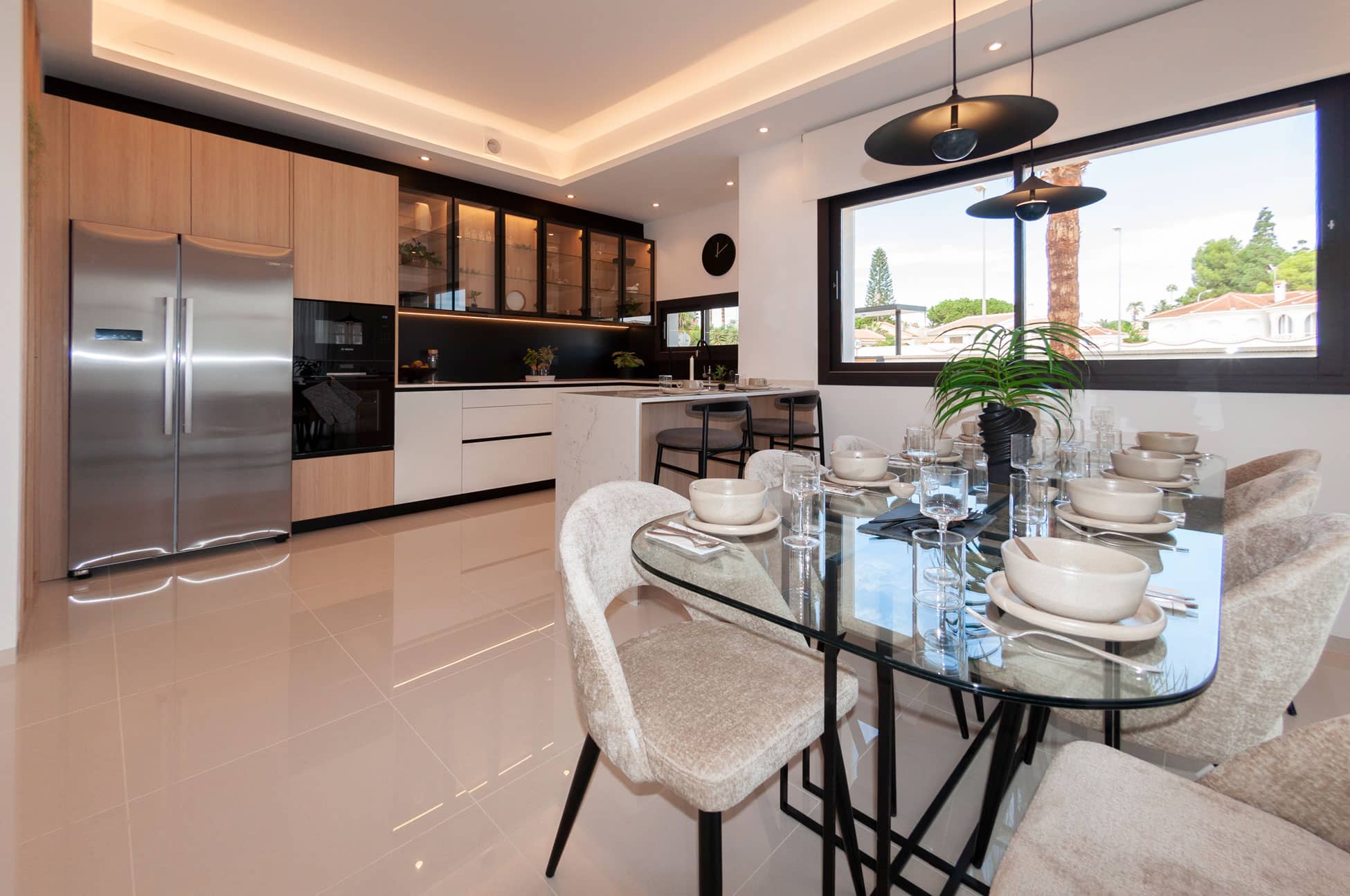 Dining area in villa for sale in Ciudad Quesada