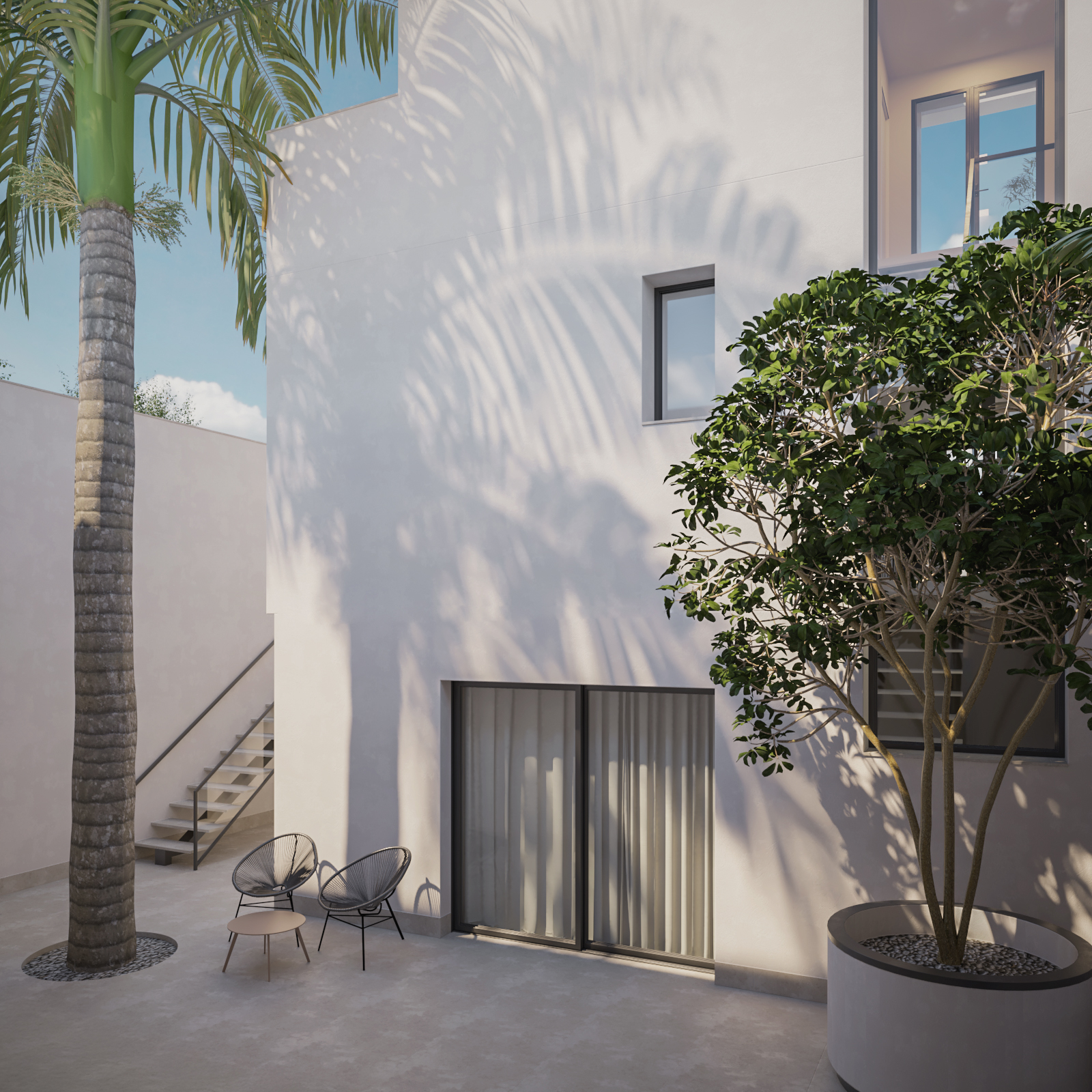 Terrace in villa for sale in Pilar de la Horadada