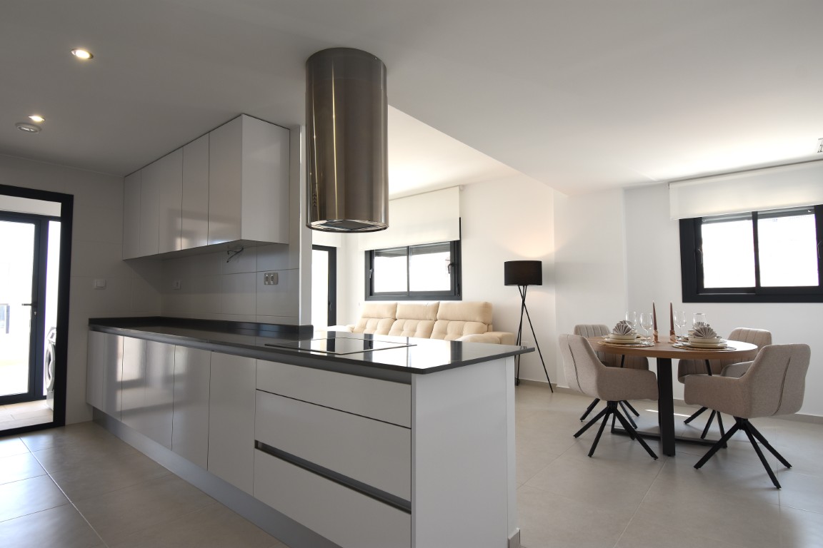Pool area in apartment for sale in San Miguel de Salinas