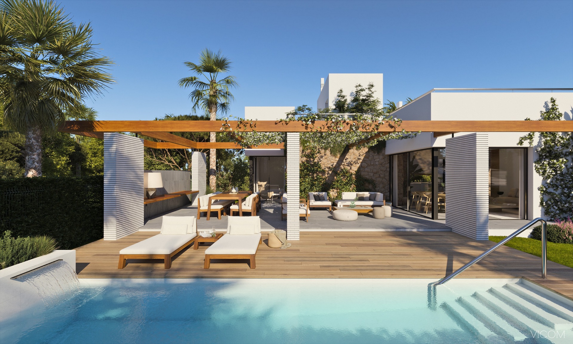 Terrace in villa for sale in Orihuela Costa