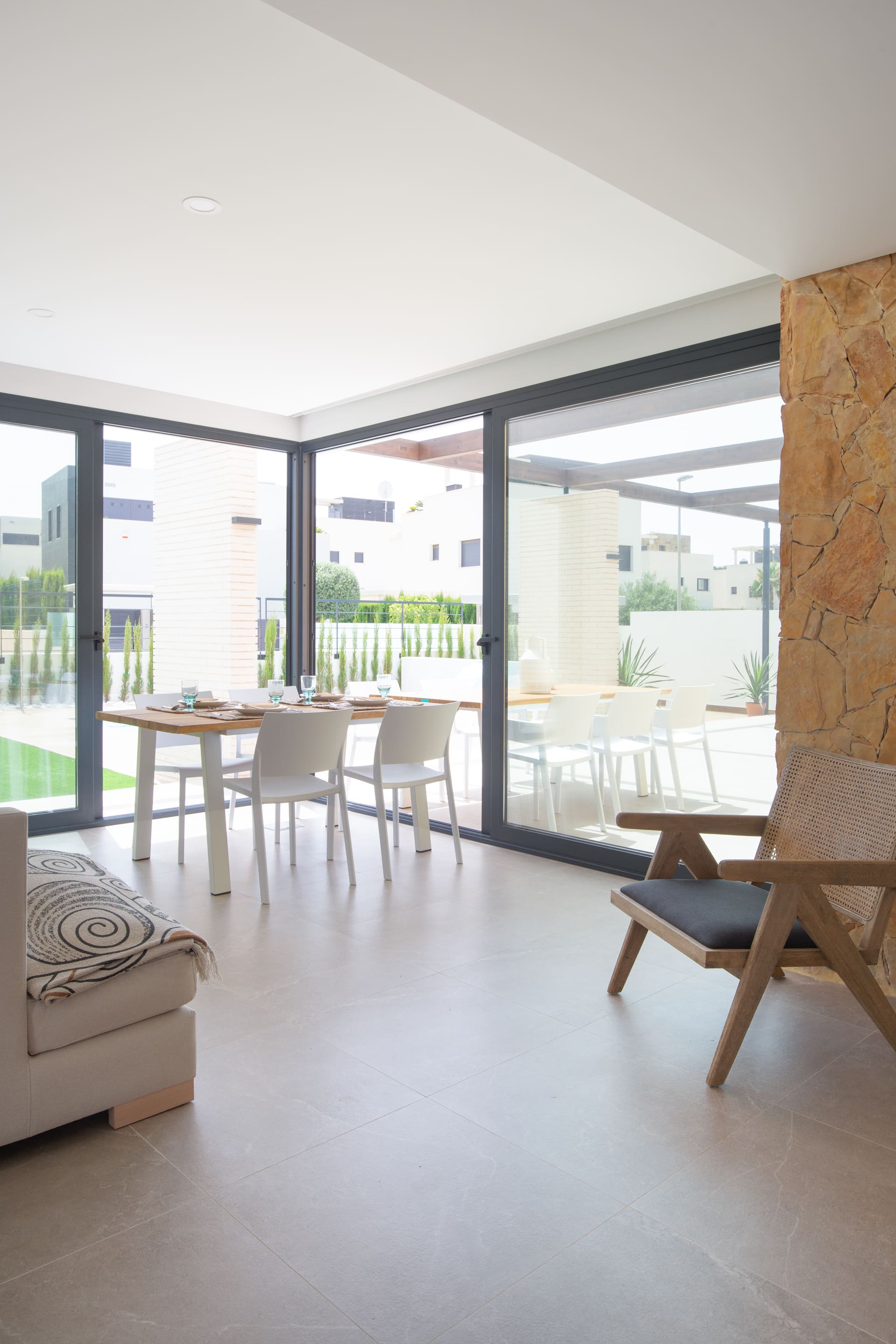 Dining area in villa for sale in Orihuela Costa