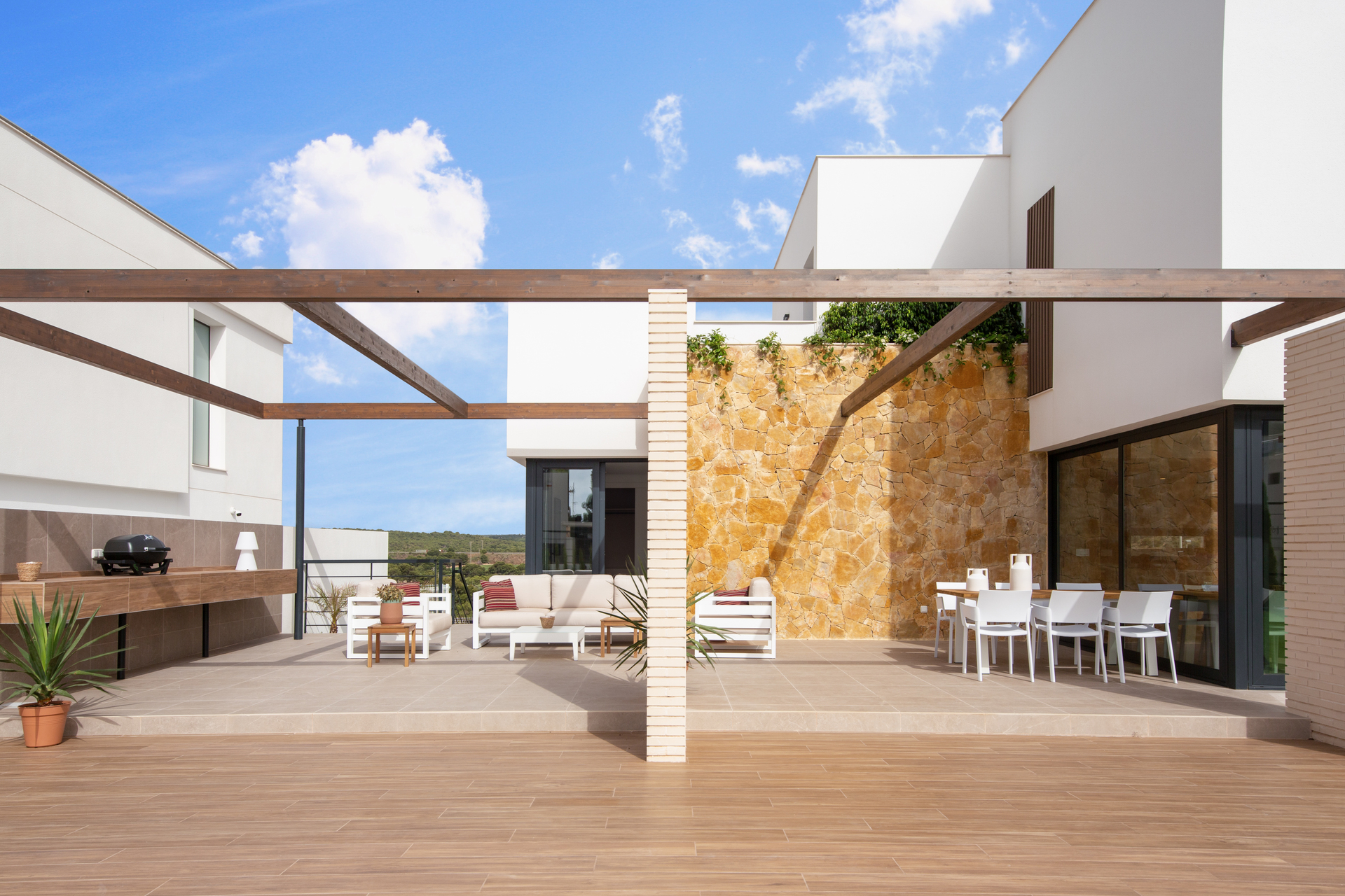 Terrace in villa for sale in Orihuela Costa