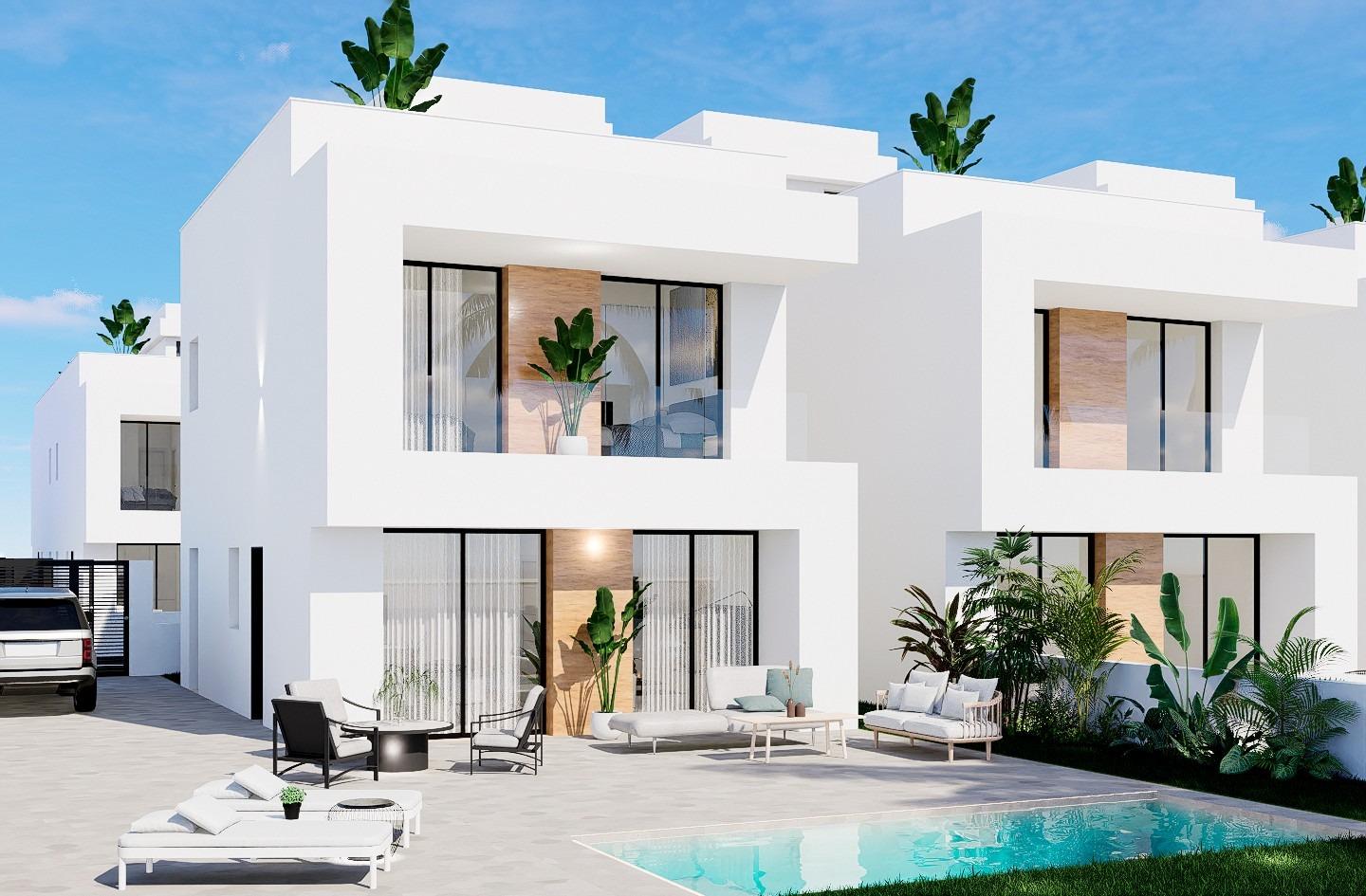 Master bedroom in villa for sale in Orihuela Costa