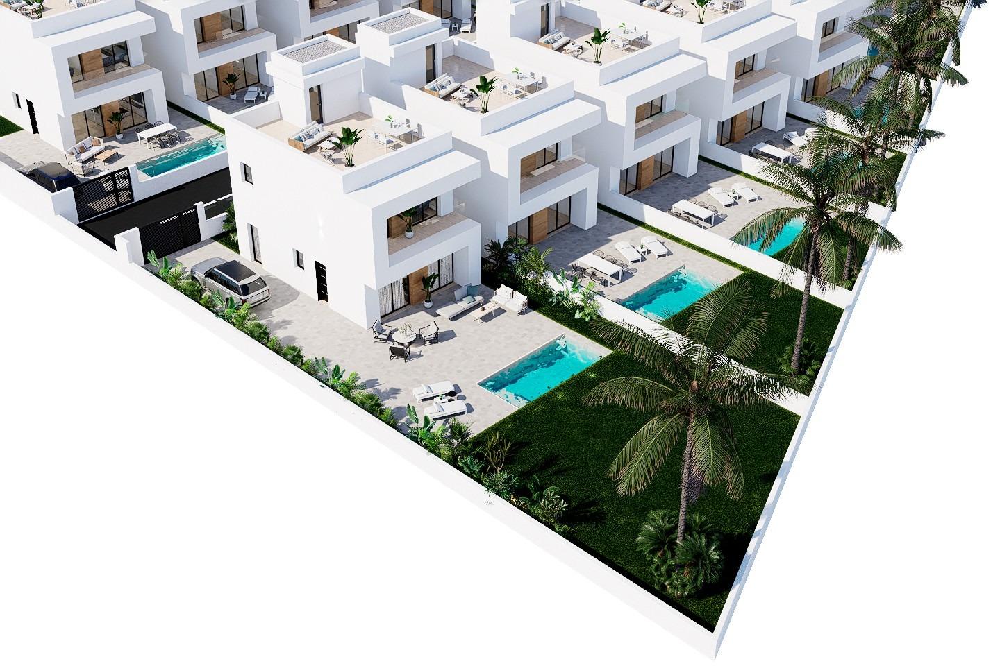Located in the charming town of Orihuela, this exclusive collection of 10 independent homes offers a