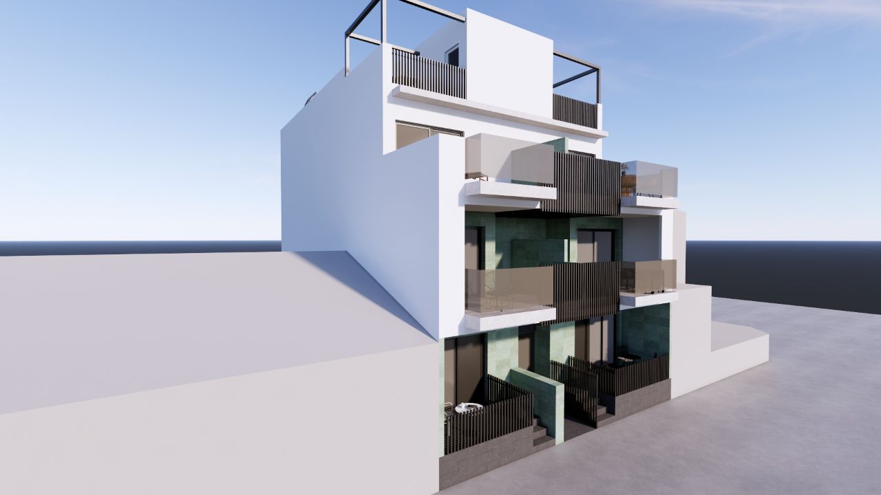 Pool area in apartment for sale in Torre de la Horadada