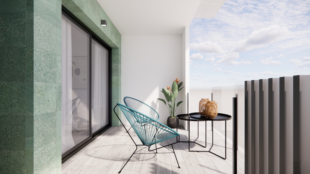 Garden in apartment for sale in Torre de la Horadada