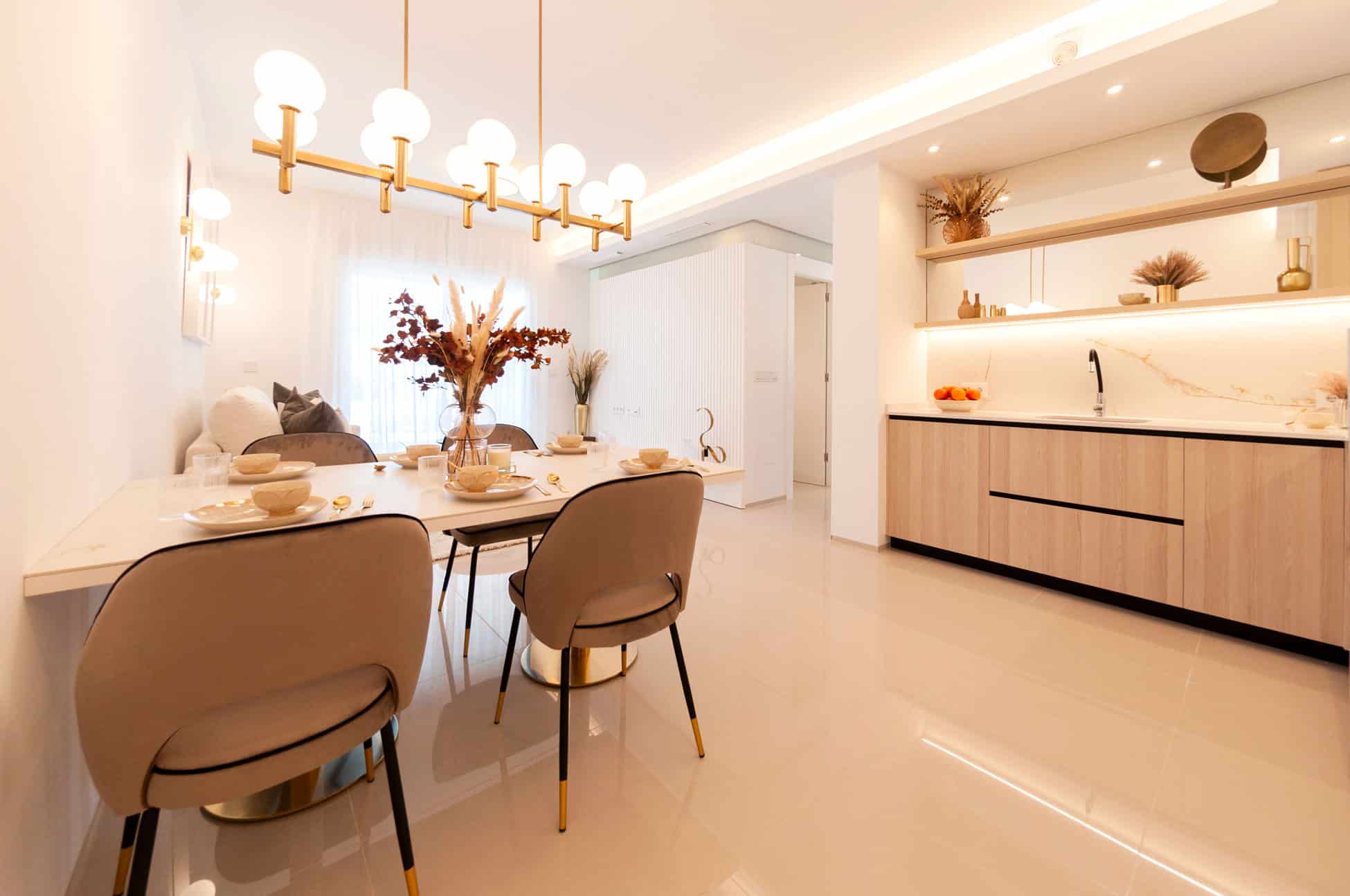 Dining area in low_bungalow for sale in Ciudad Quesada