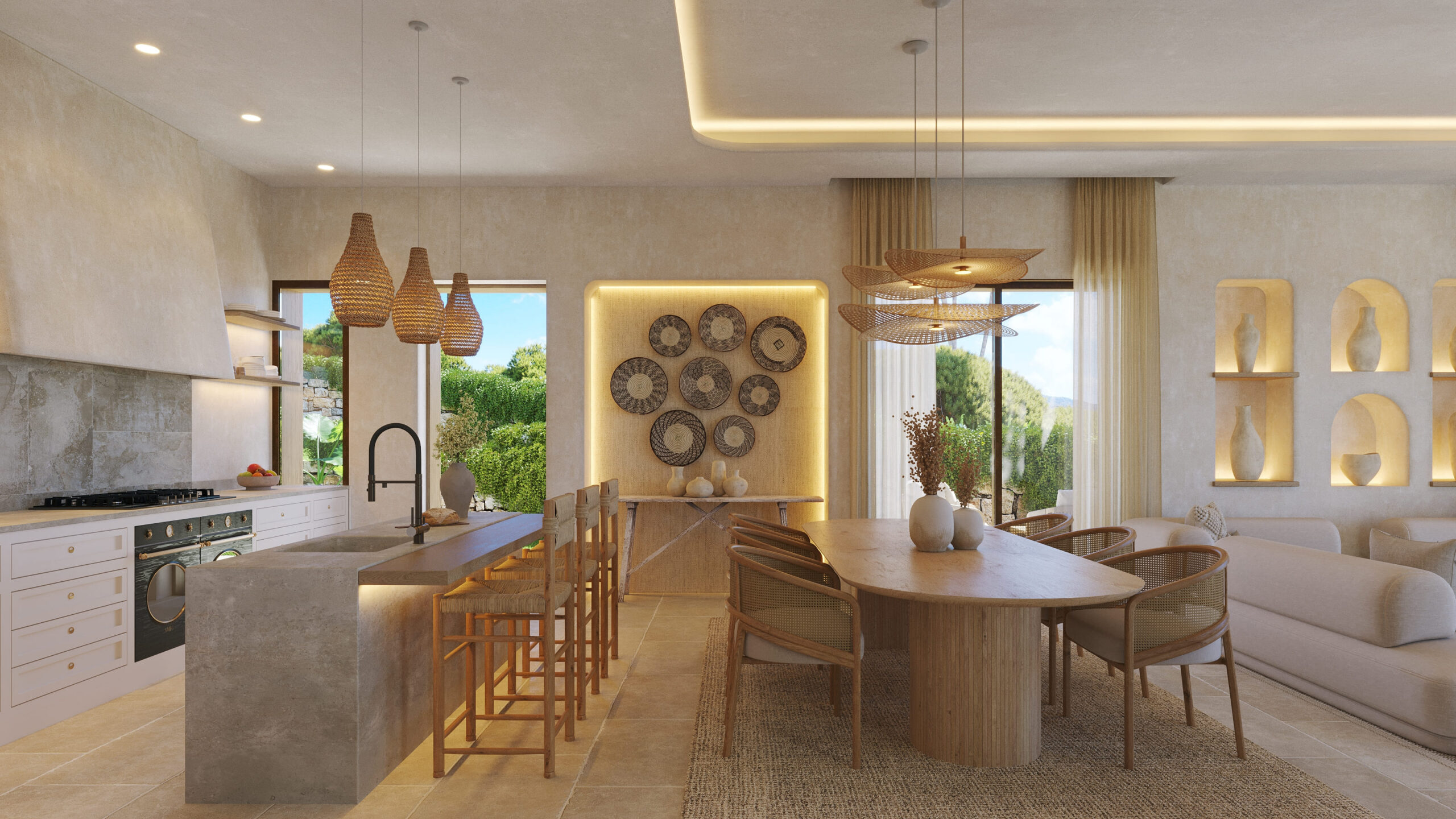 Terrace in villa for sale in Jávea