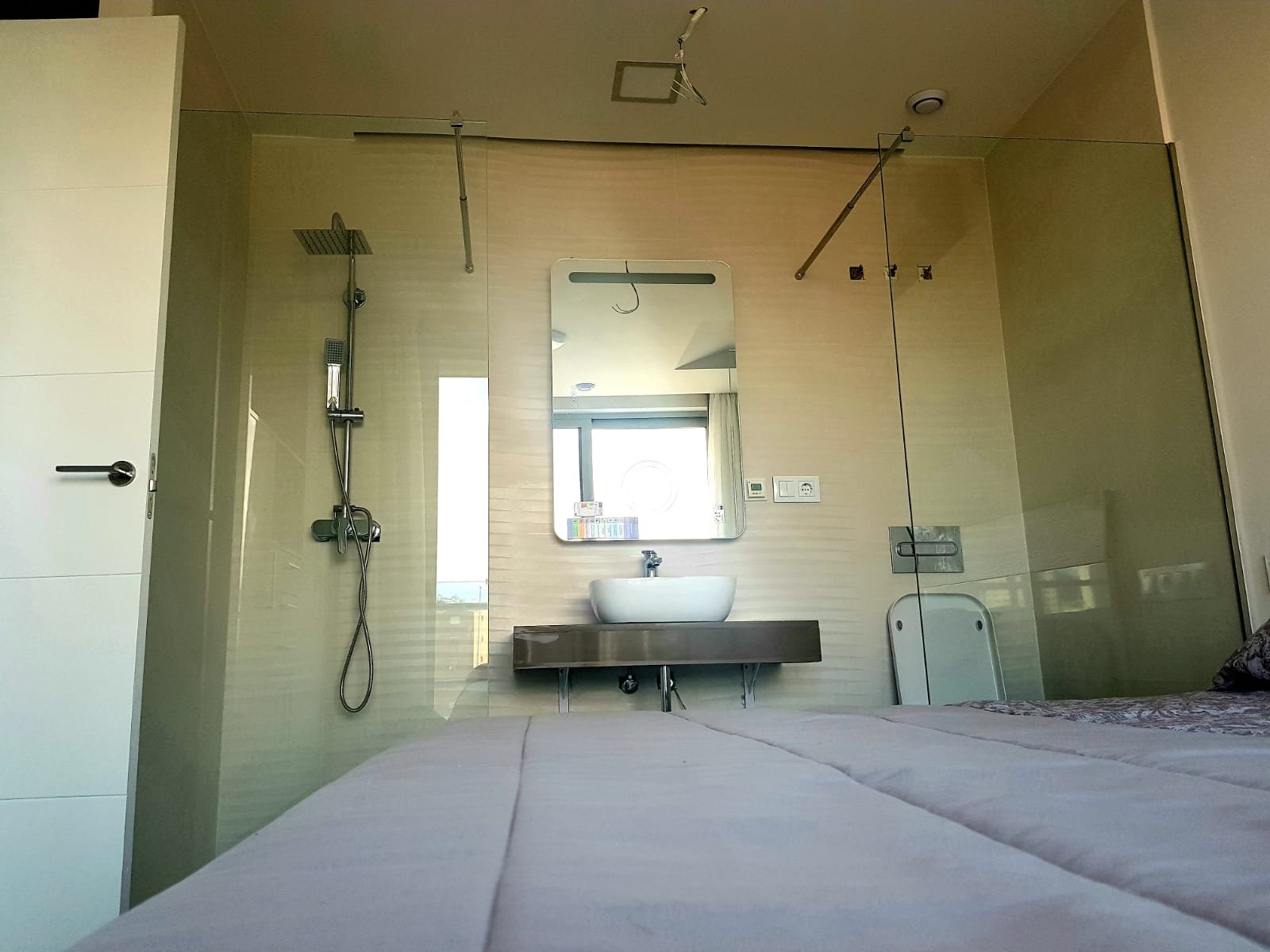 Master bedroom in apartment for sale in La Cala