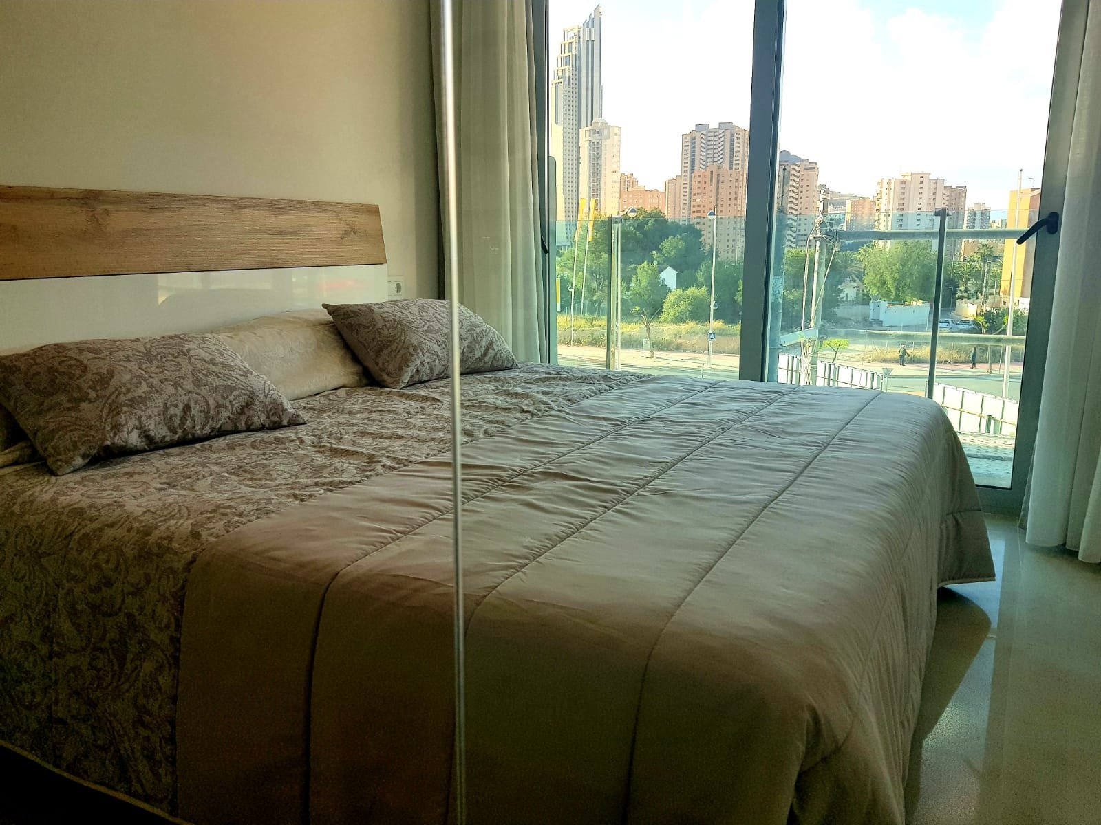Pool area in apartment for sale in La Cala