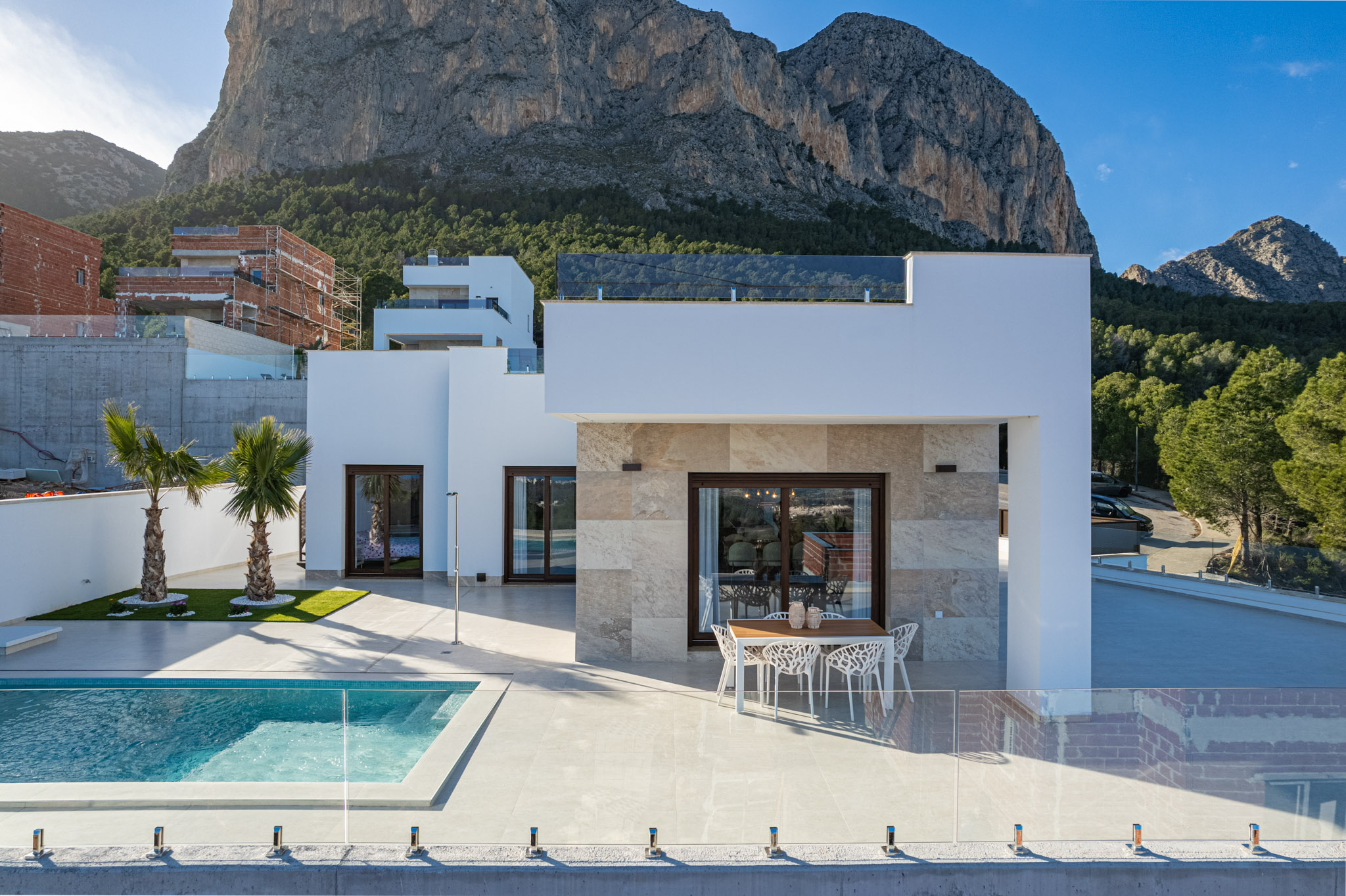 Living room in villa for sale in Polop