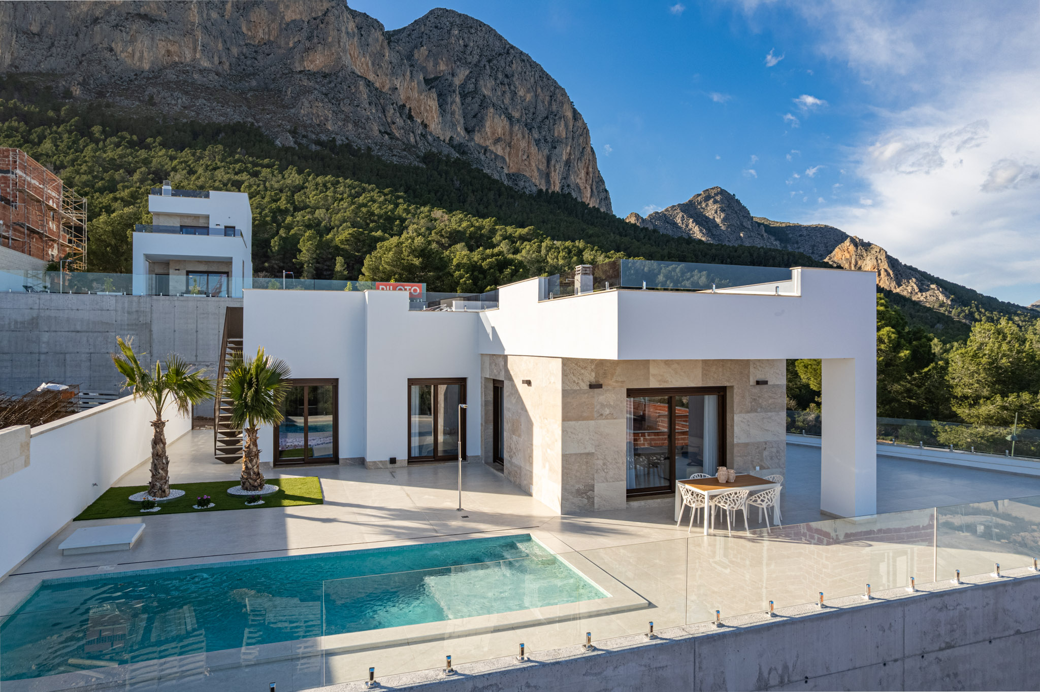 Exterior view in villa for sale in Polop