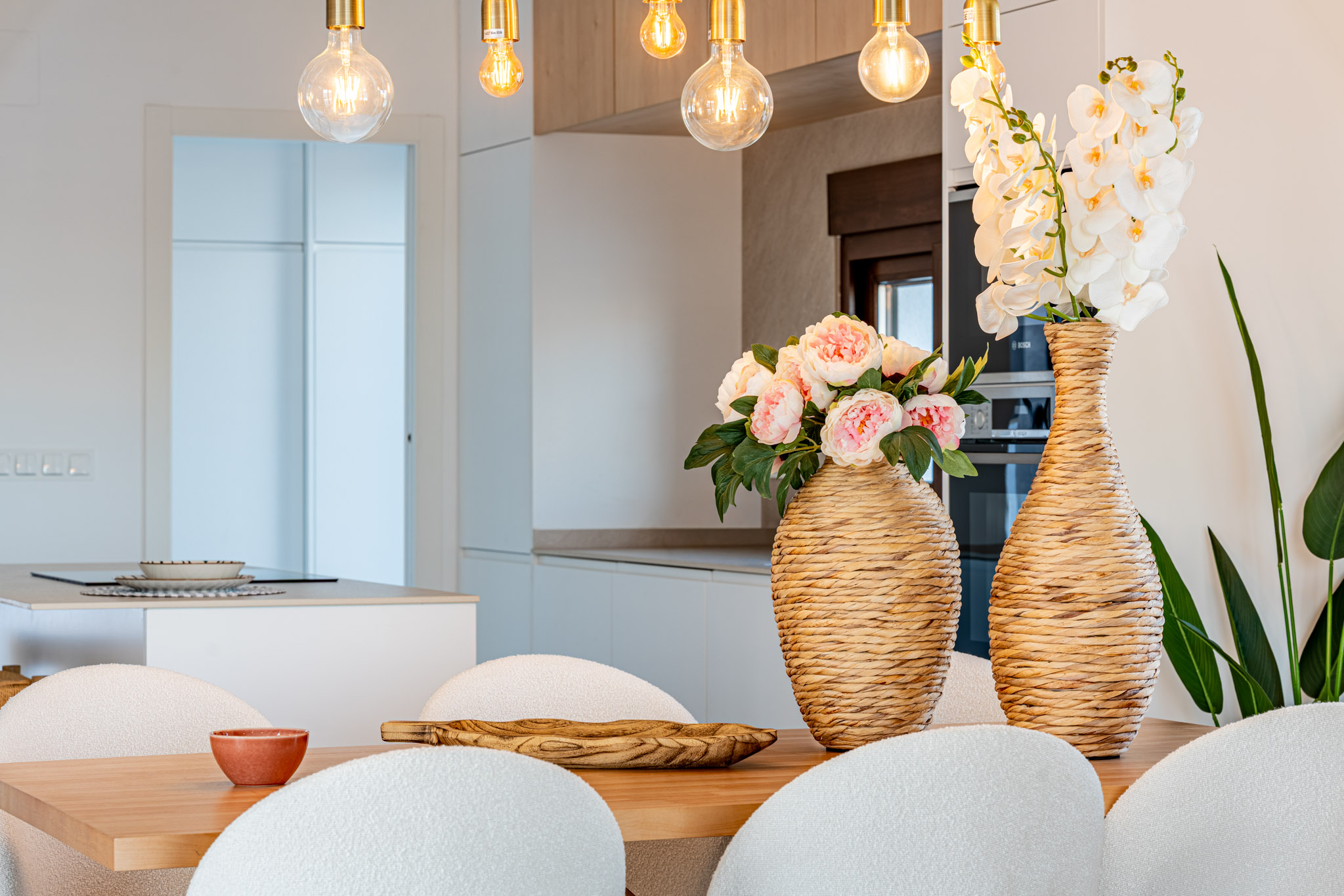 Dining area in villa for sale in Polop