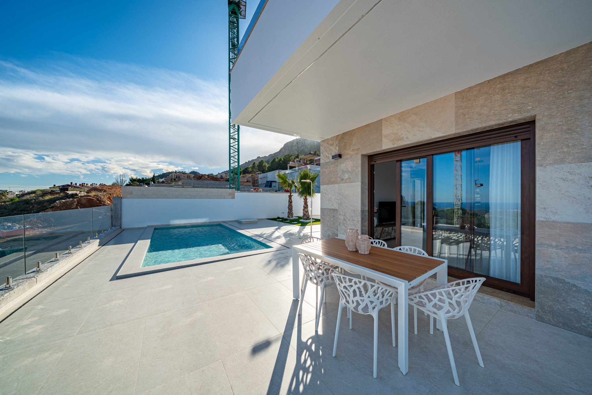 Dining area in villa for sale in Polop