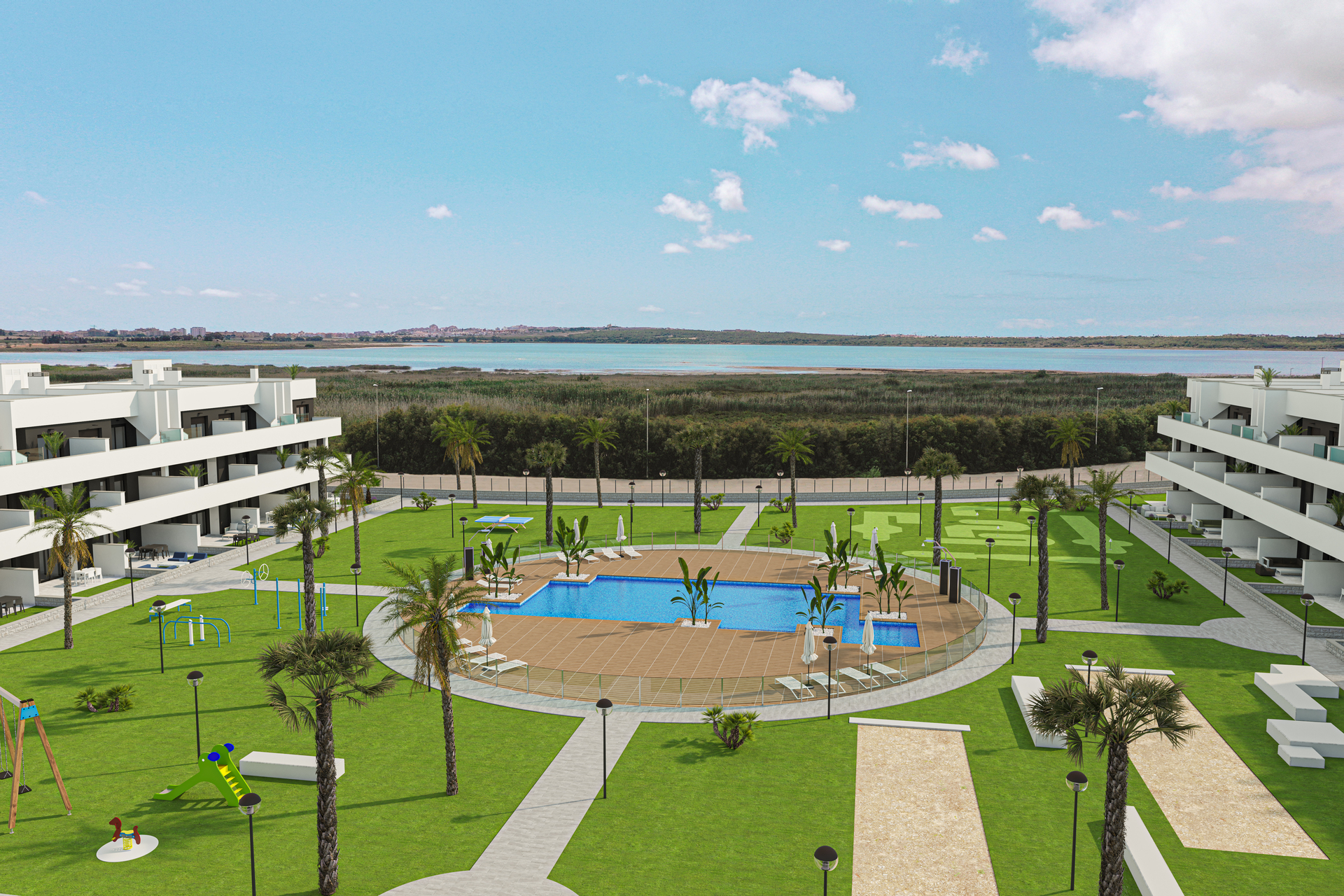 Kitchen in penthouse for sale in Guardamar del Segura