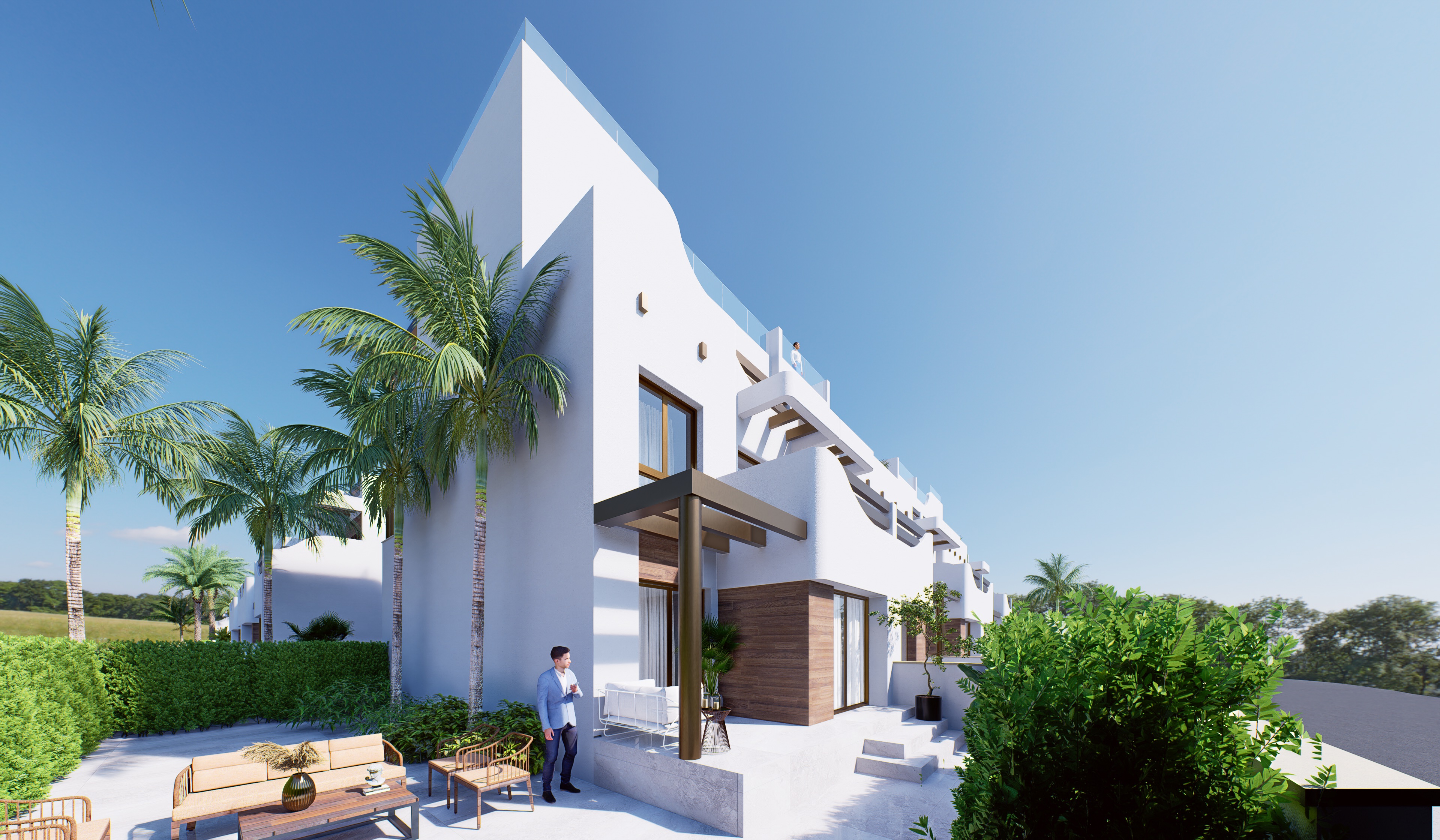 Master bedroom in low_bungalow for sale in Pilar de la Horadada