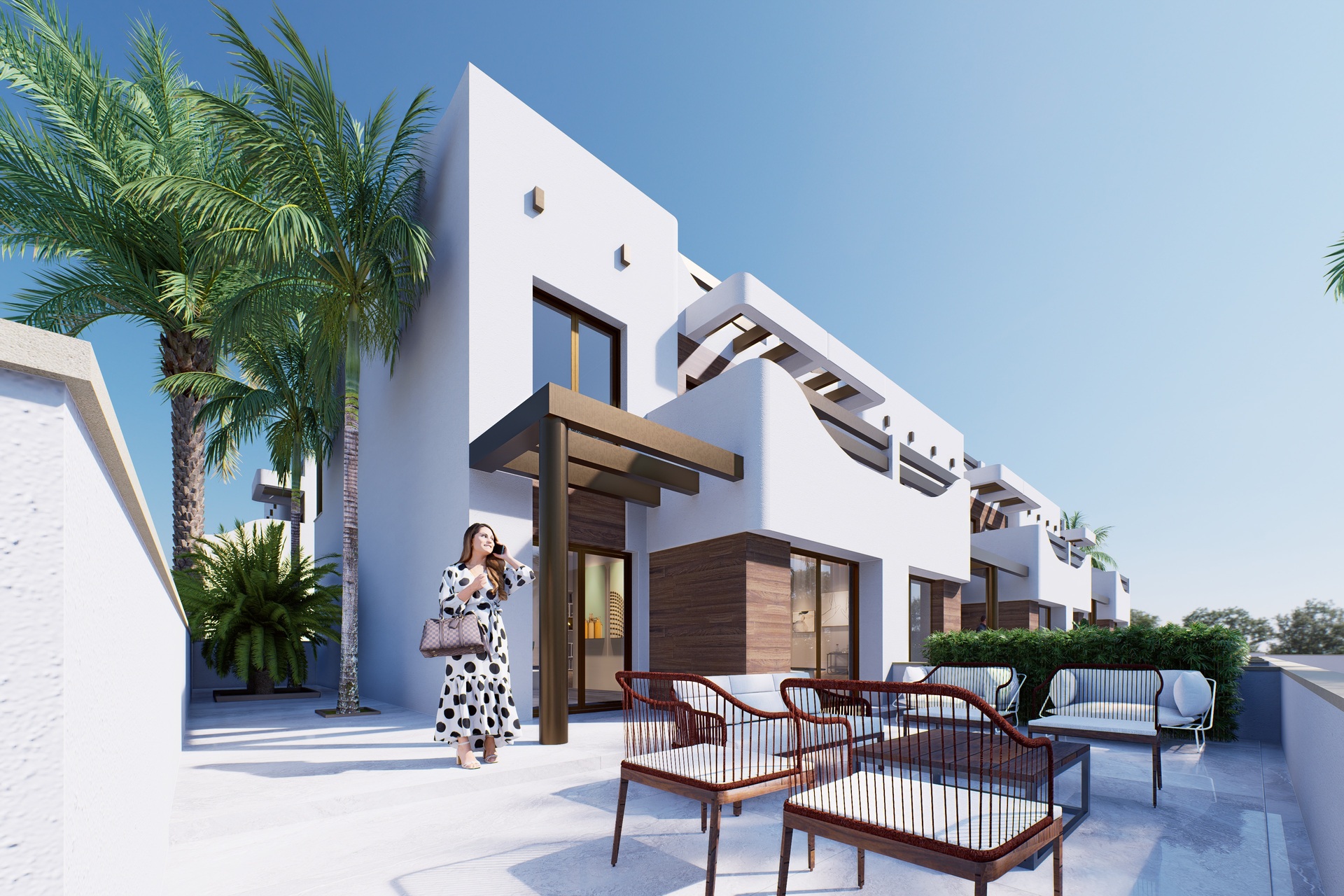 Garden in high_bungalow for sale in Pilar de la Horadada