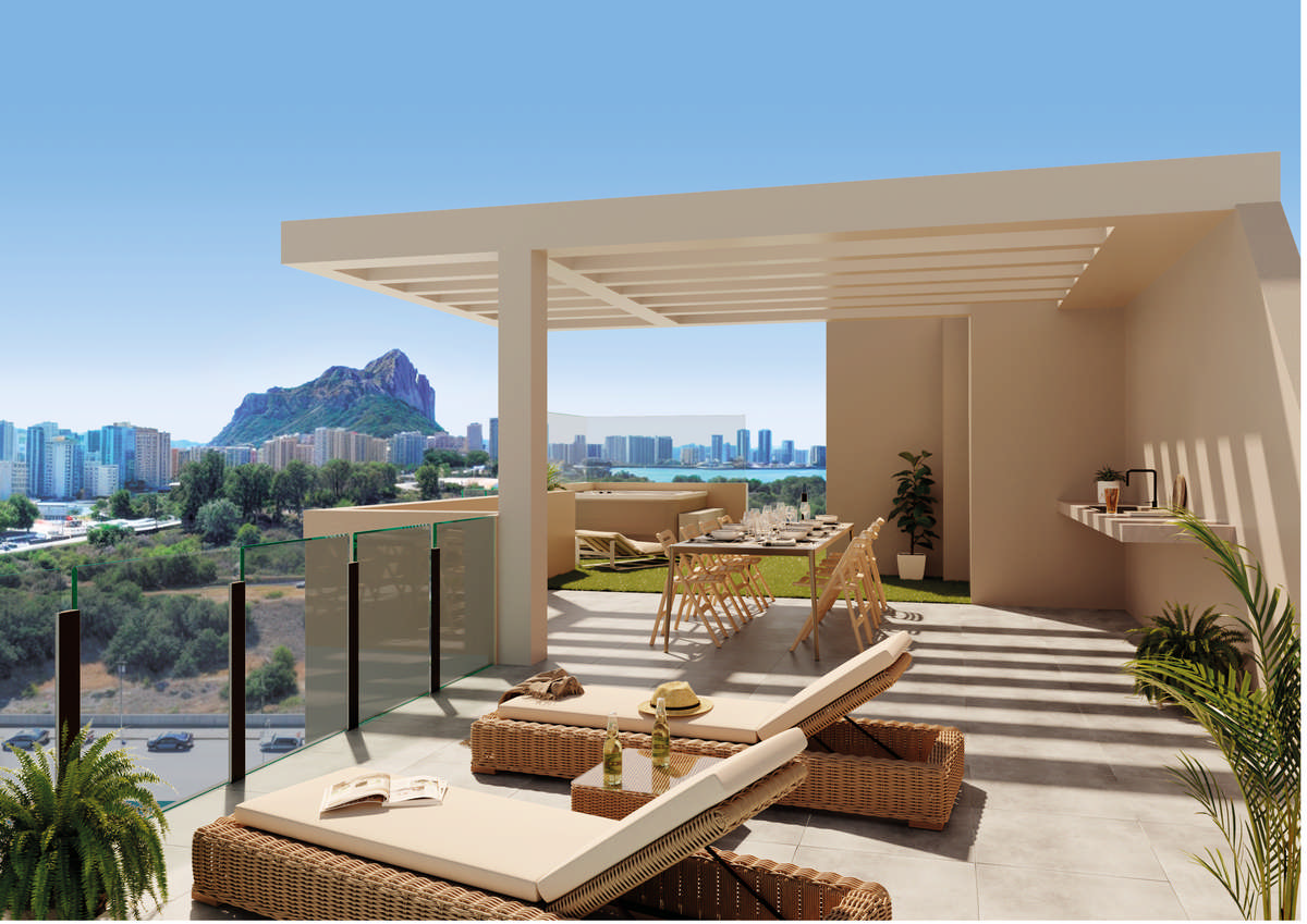 Pool area in ground_floor for sale in Calpe