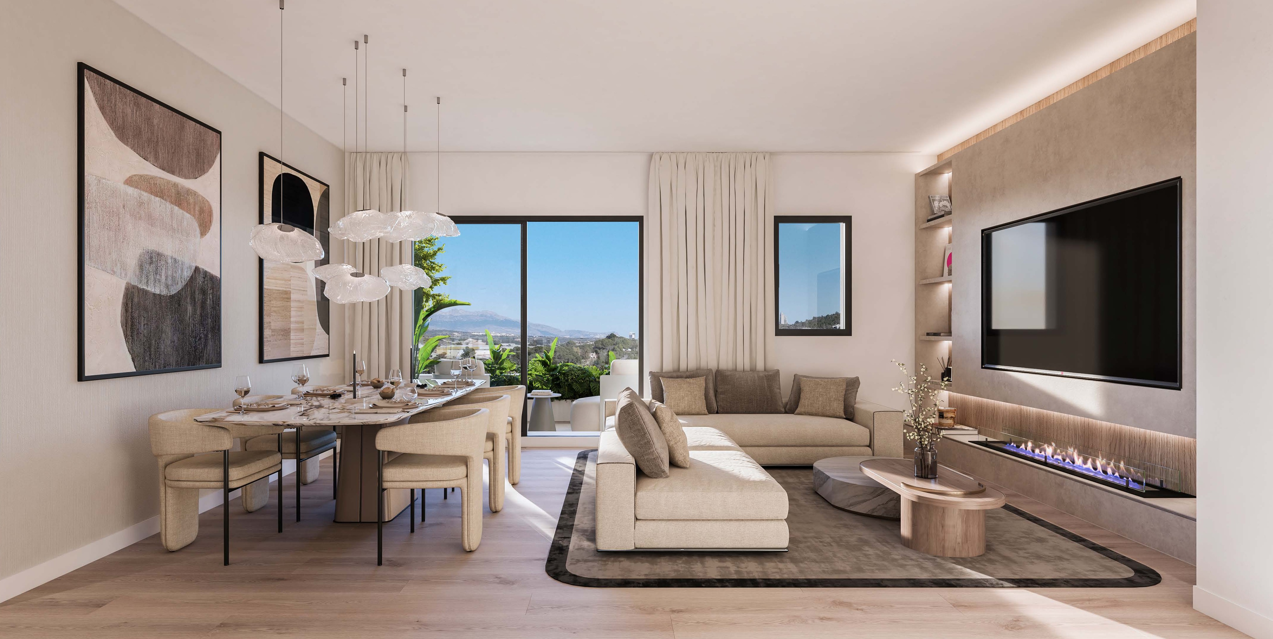 Garden in apartment for sale in La Vila Joiosa