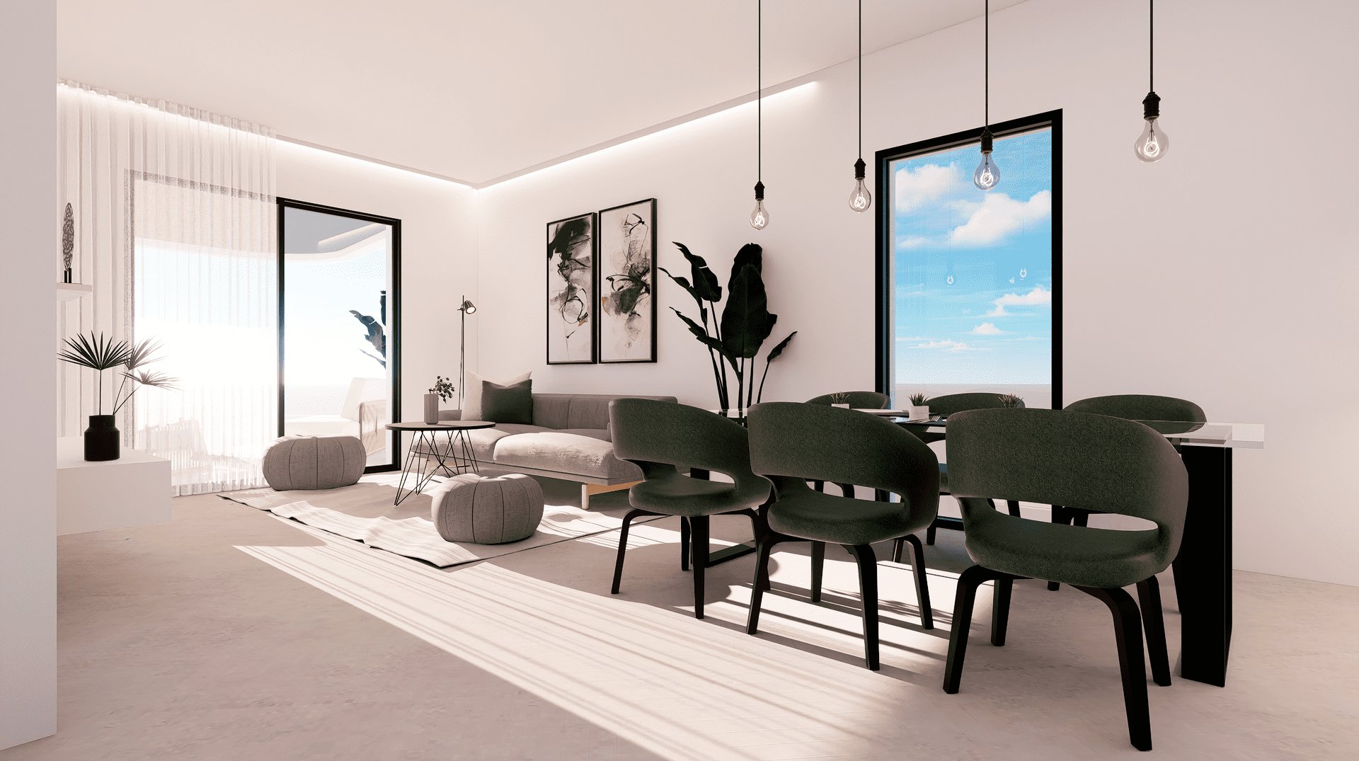 Dining area in apartment for sale in Finestrat