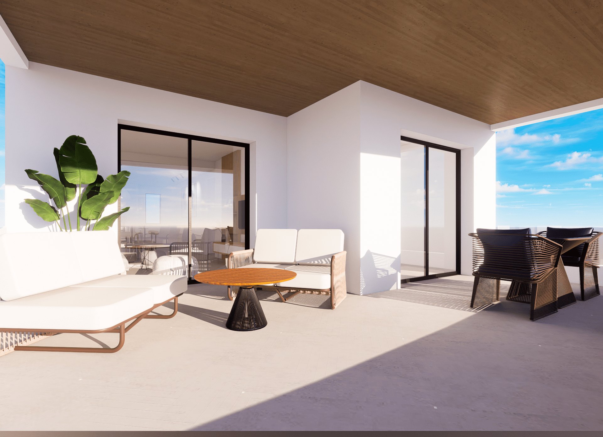 Living room in apartment for sale in Finestrat