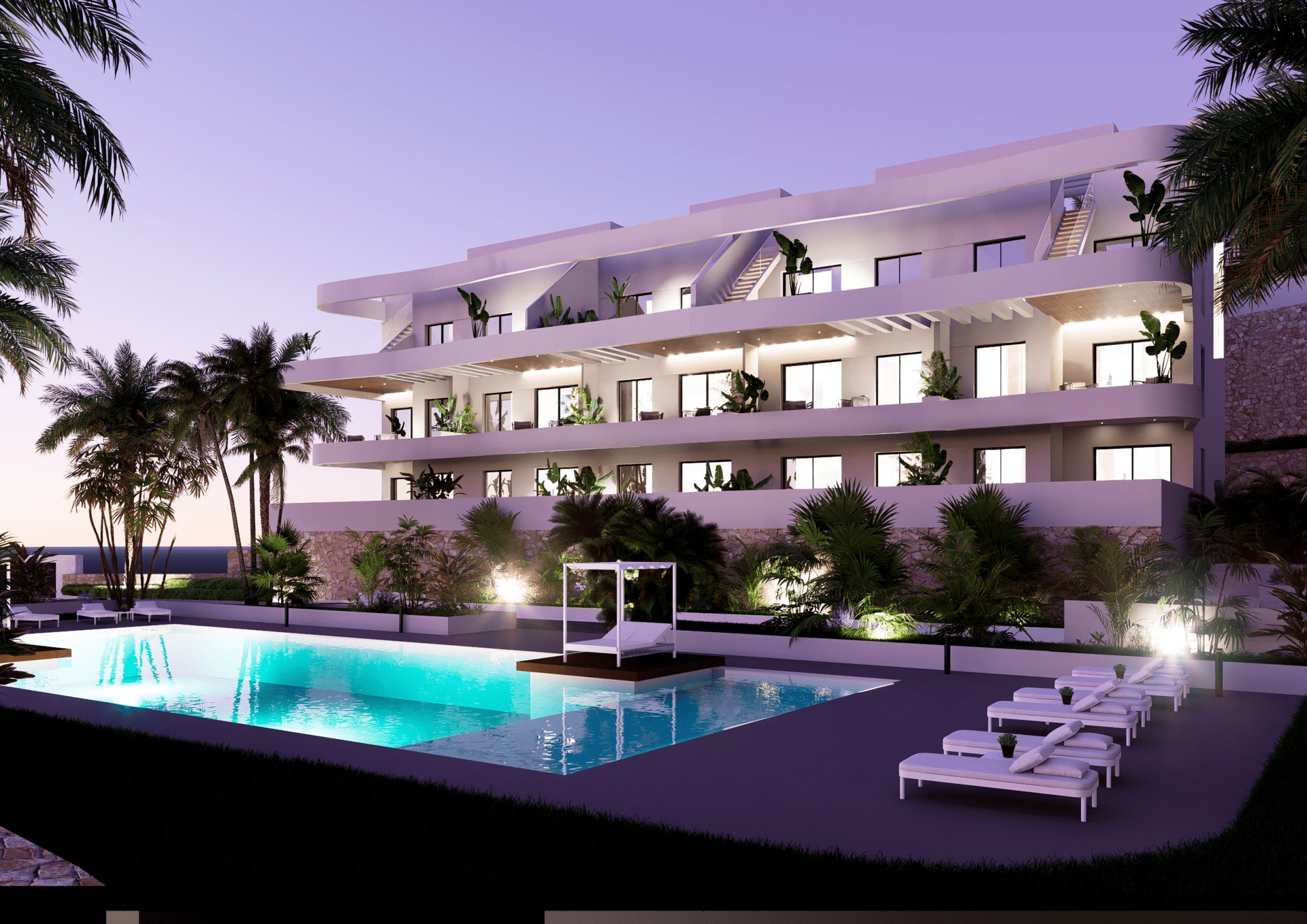 Terrace in apartment for sale in Finestrat