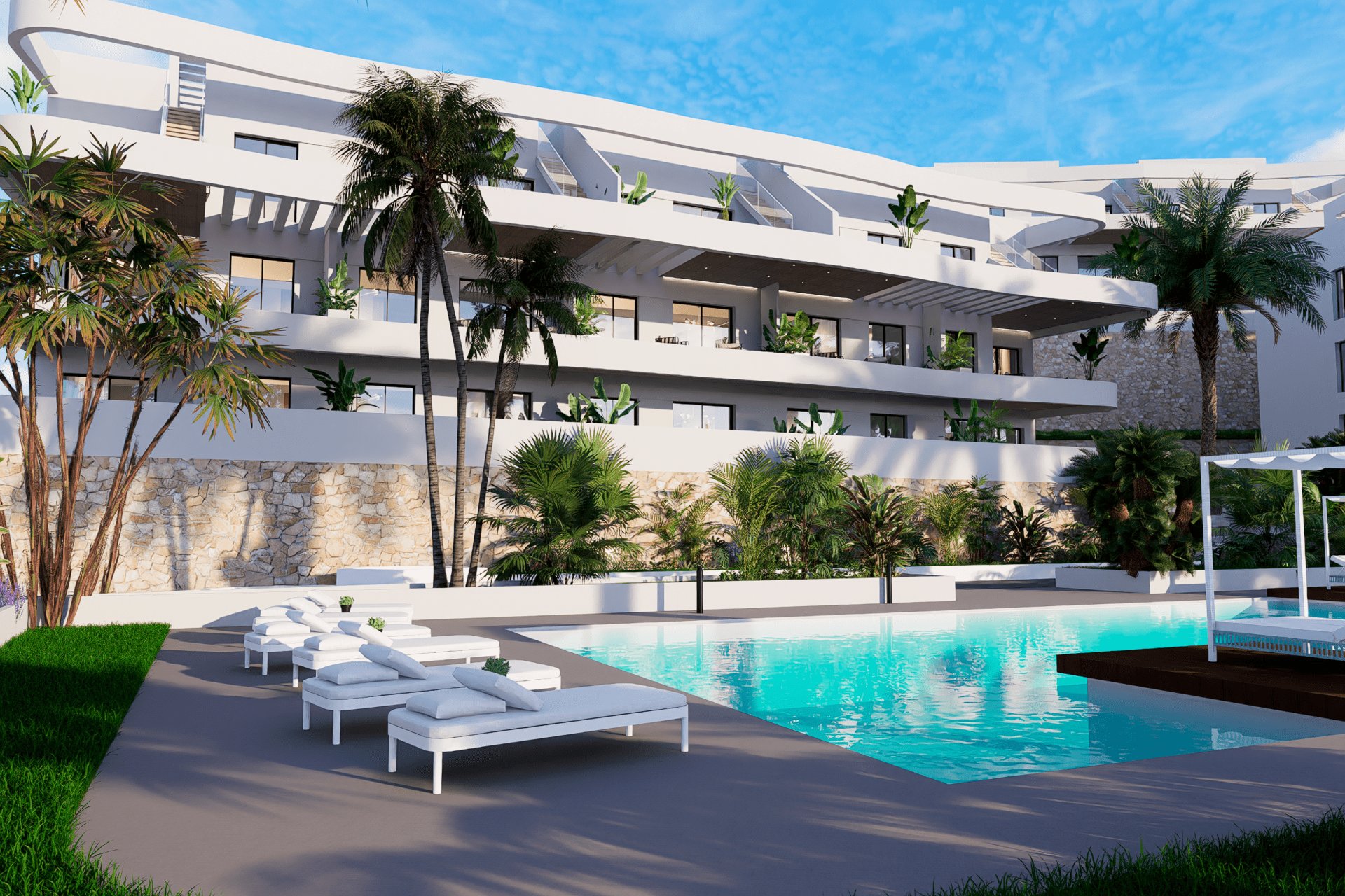 Terrace in apartment for sale in Finestrat