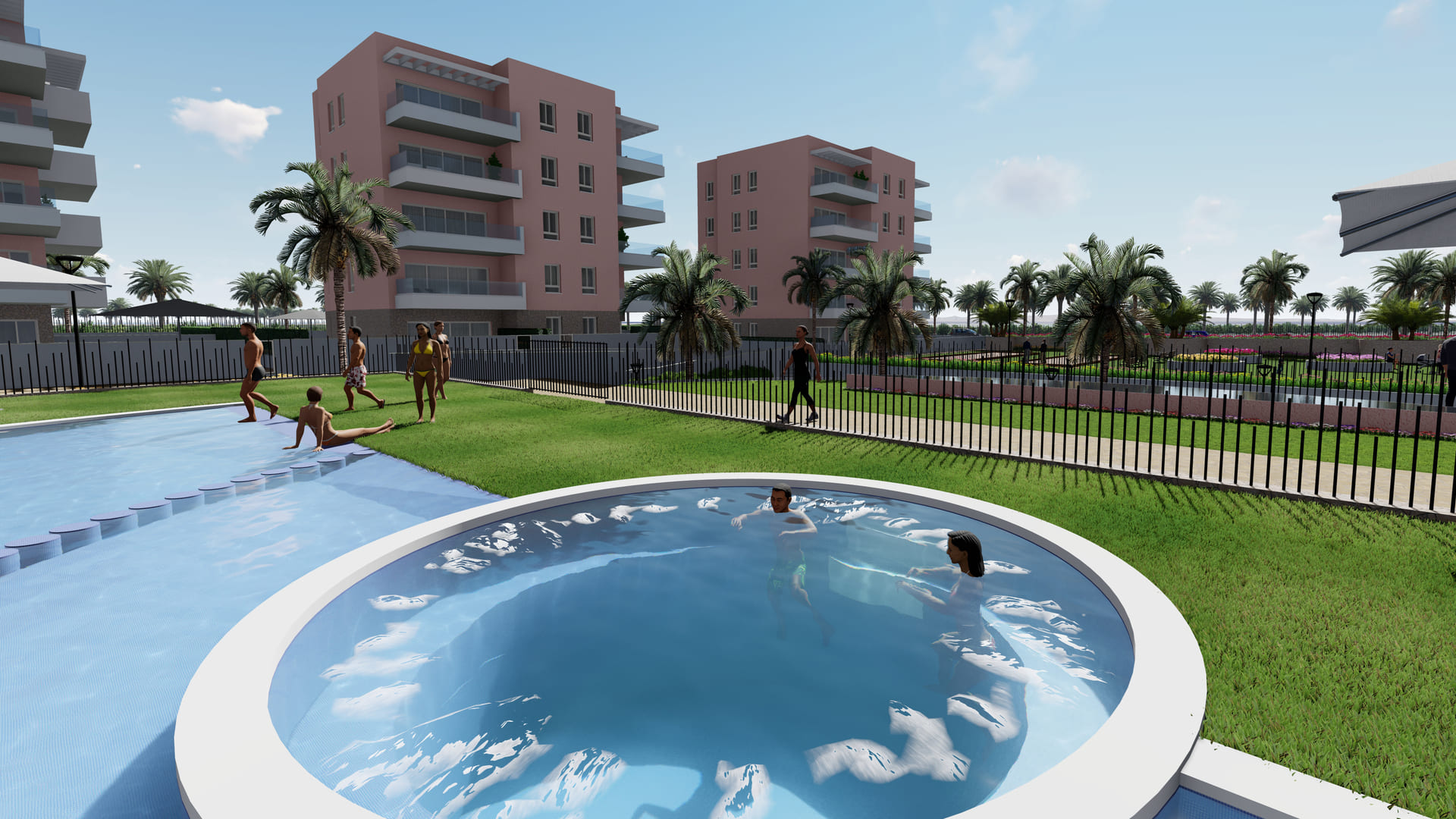Terrace in penthouse for sale in Guardamar del Segura