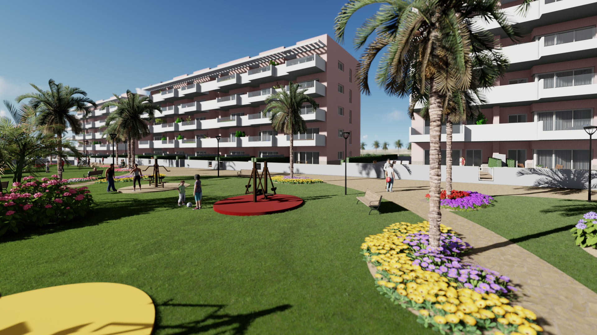 Living room in apartment for sale in Guardamar del Segura