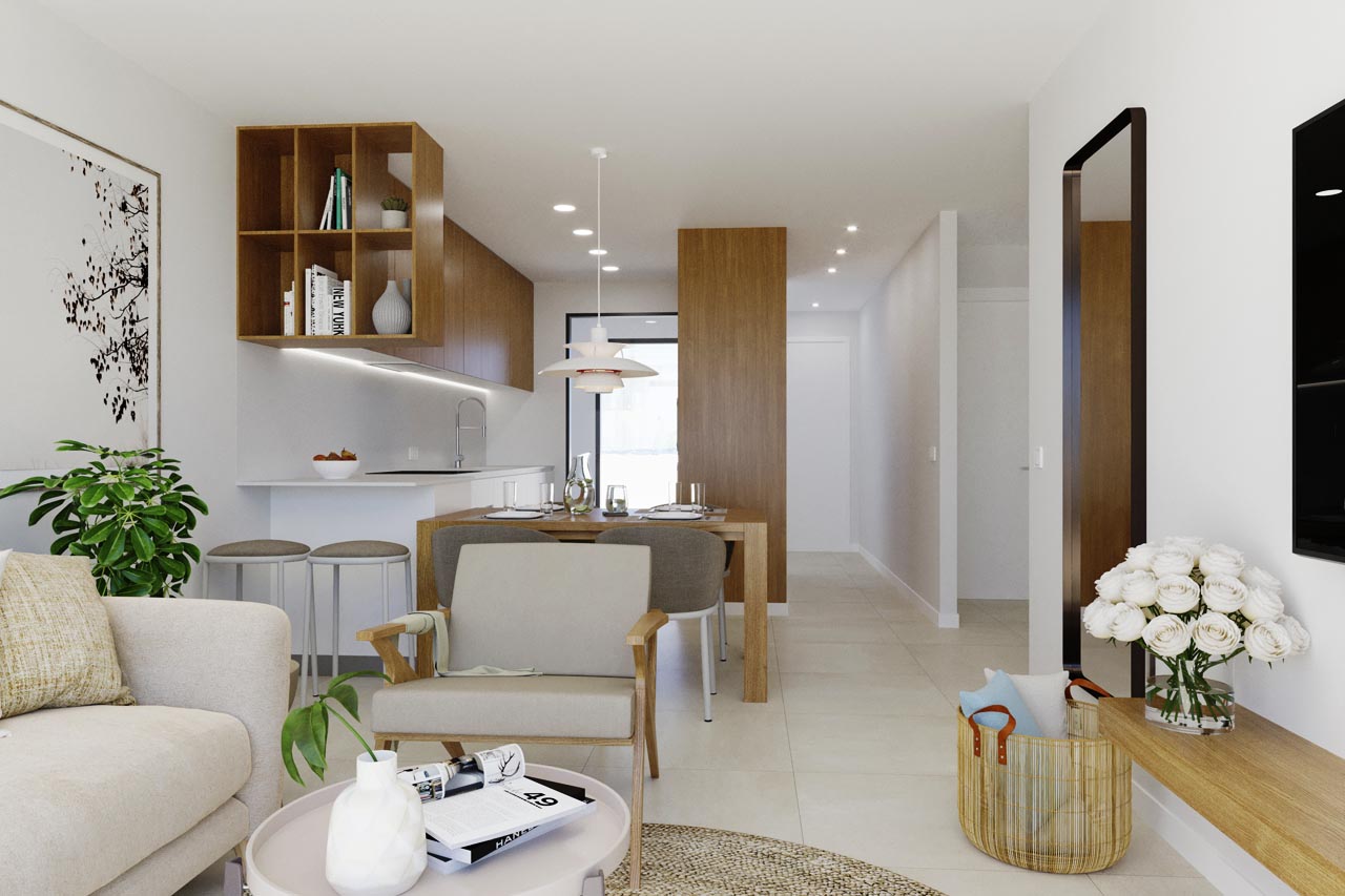 Bedroom in penthouse for sale in Torrevieja