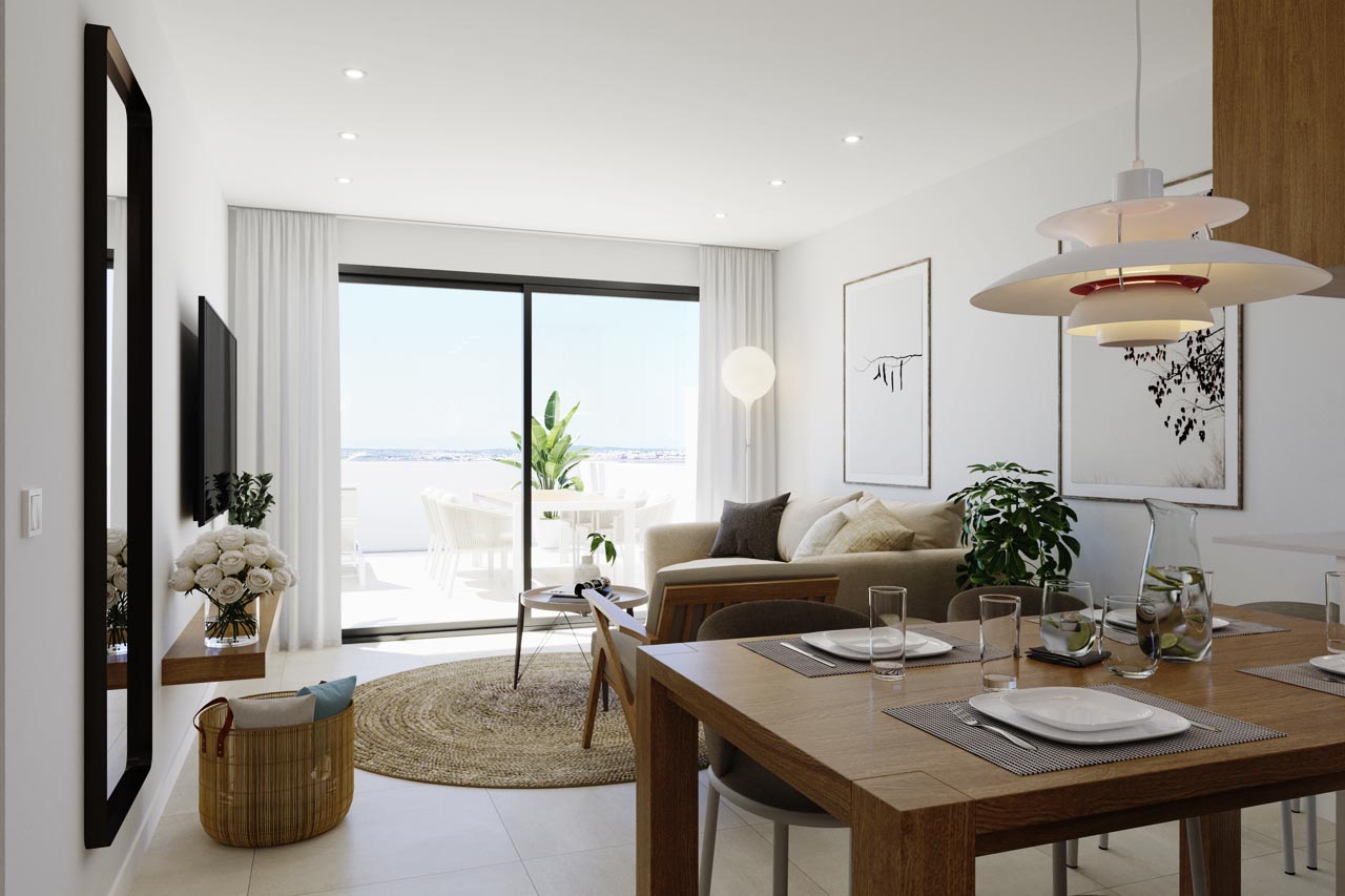 Exterior view in penthouse for sale in Torrevieja
