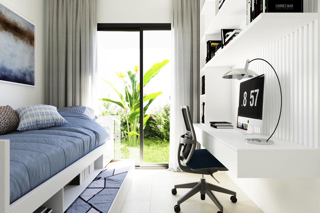 Bedroom in penthouse for sale in Torrevieja