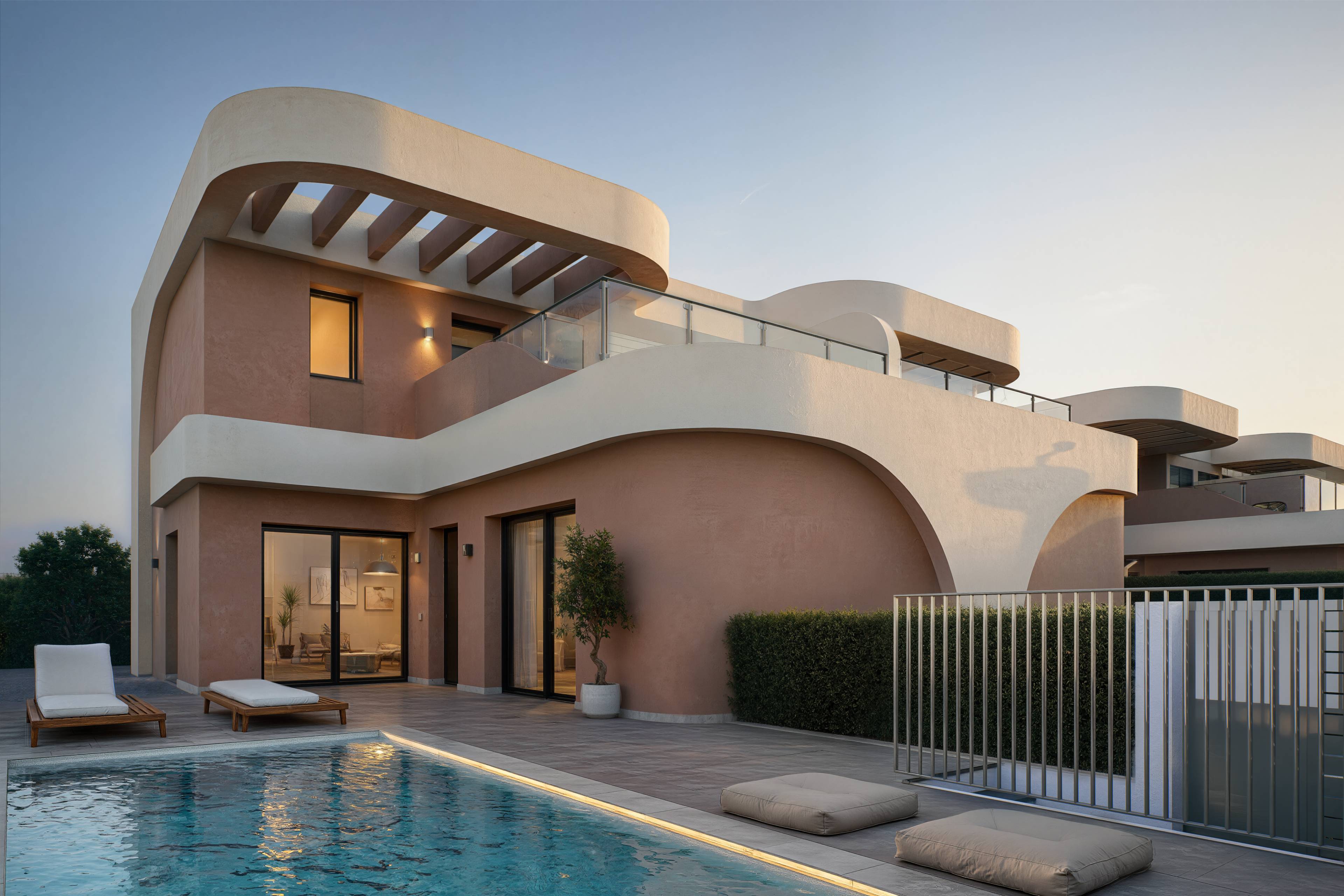 Located in the charming town of Daya Nueva, this residential complex offers independent homes, ideal