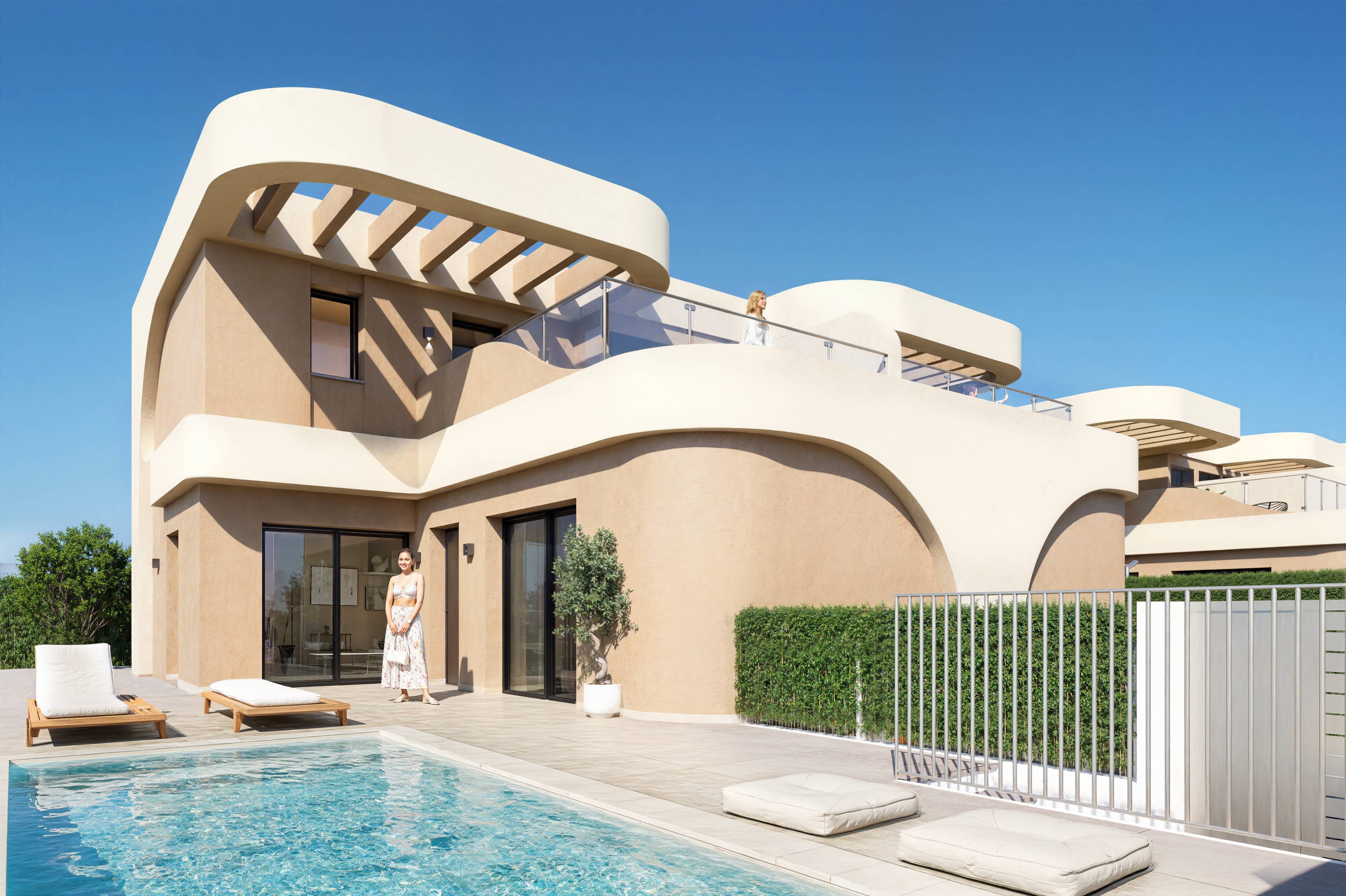 Located in the charming town of Daya Nueva, this residential complex offers independent homes, ideal