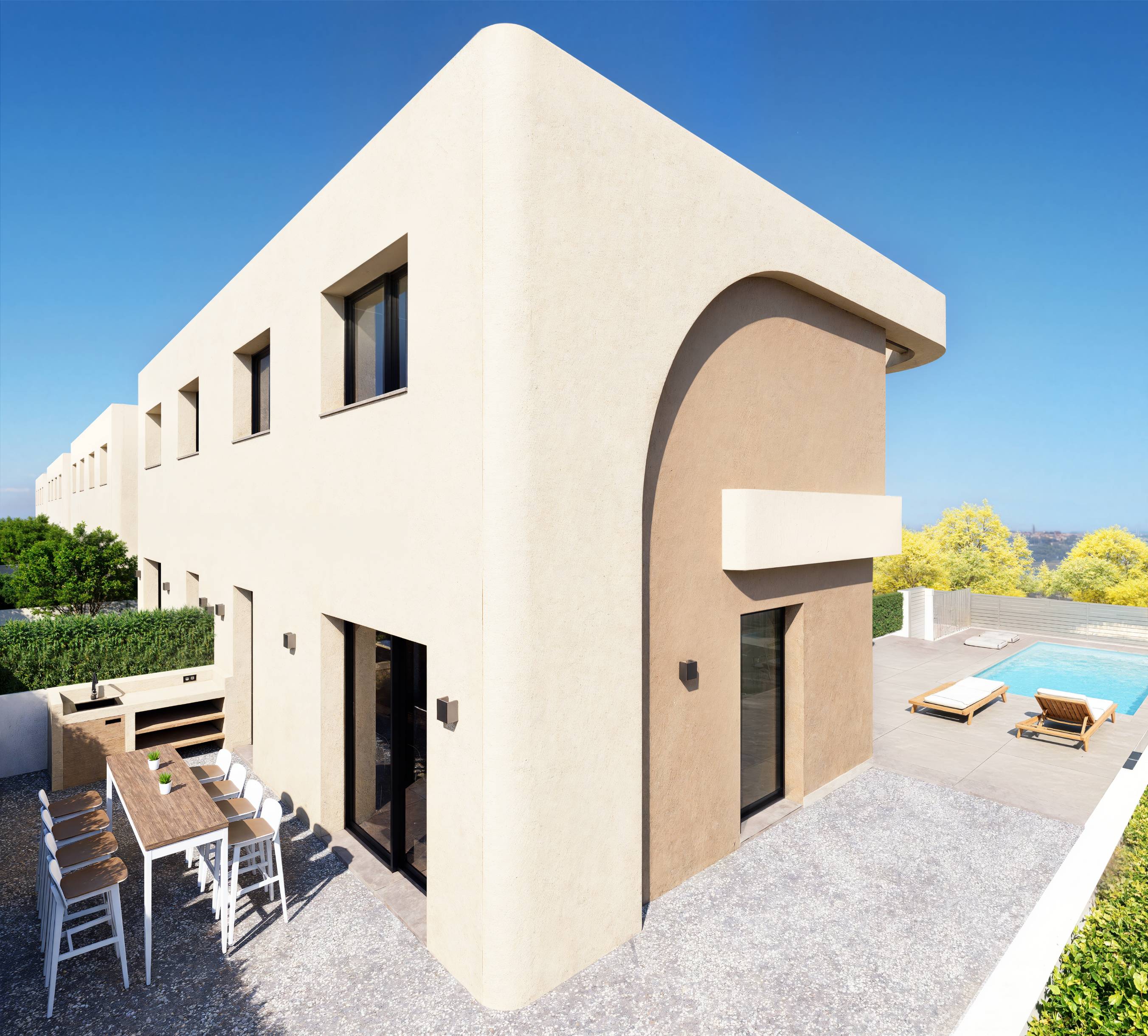 Terrace in villa for sale in Daya Nueva