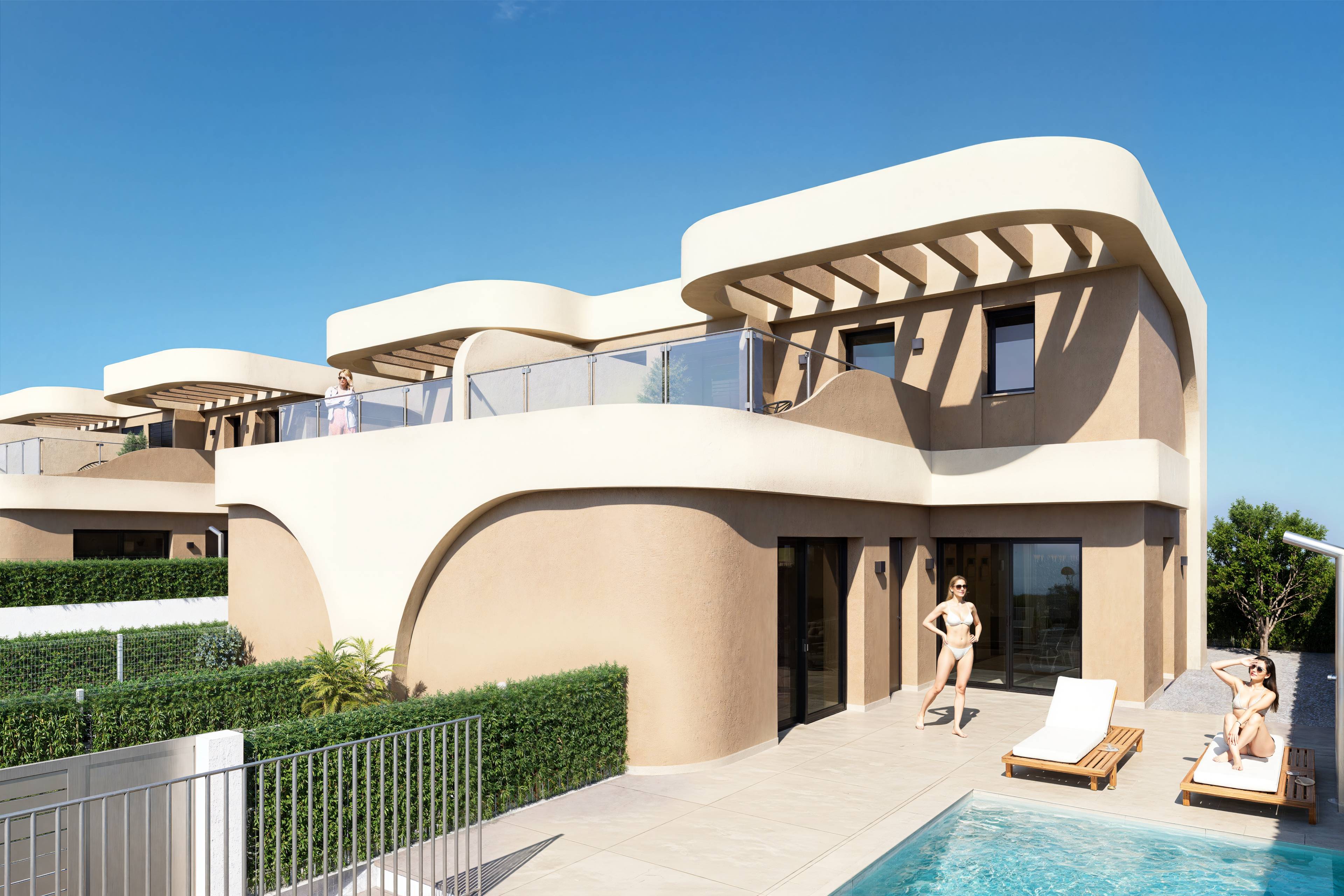 Located in the charming town of Daya Nueva, this residential complex offers independent homes, ideal
