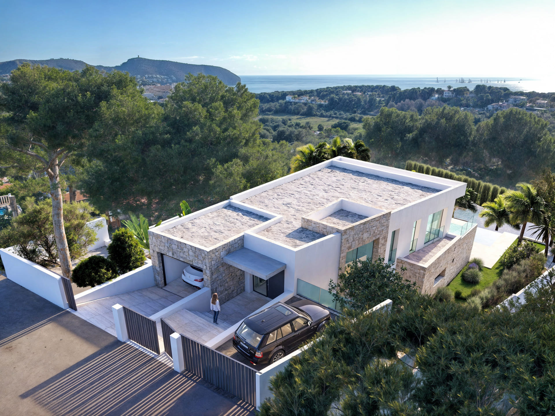Living room in villa for sale in Teulada