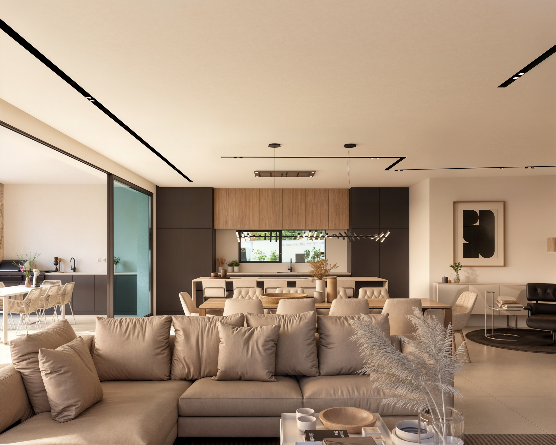 Located in the charming town of Teulada, this exclusive villa offers a privileged setting with sea v