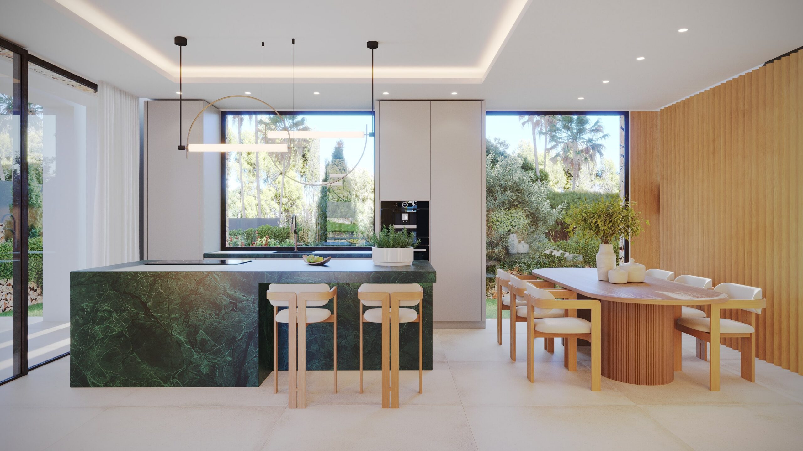 Master bedroom in villa for sale in Jávea