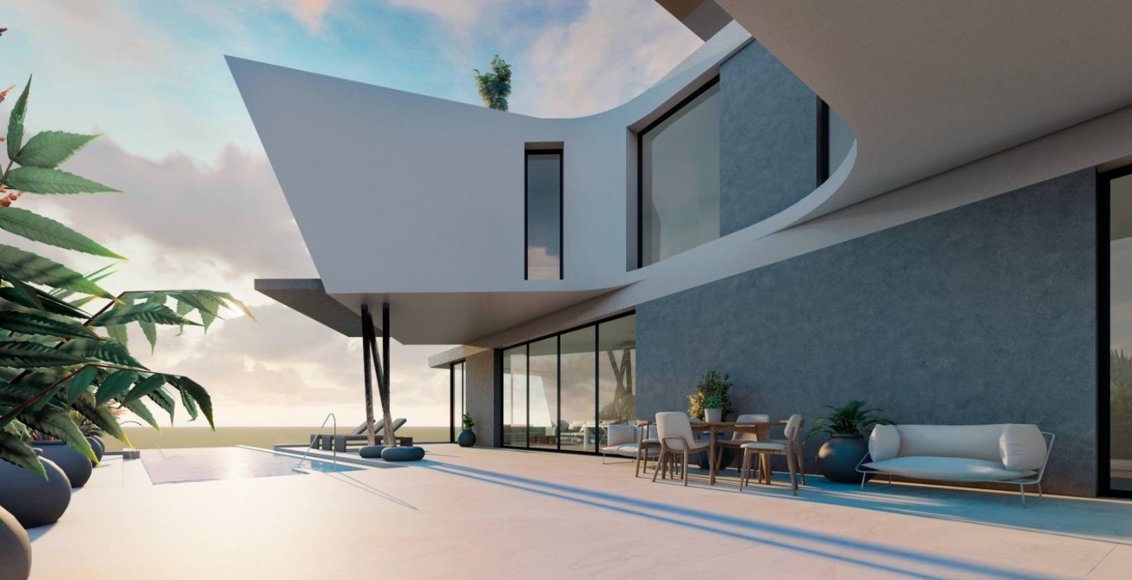 Living room in villa for sale in Dehesa de Campoamor