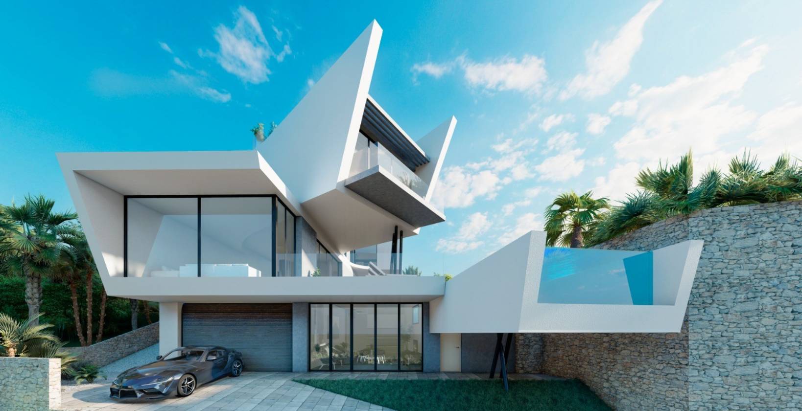 Terrace in villa for sale in Dehesa de Campoamor