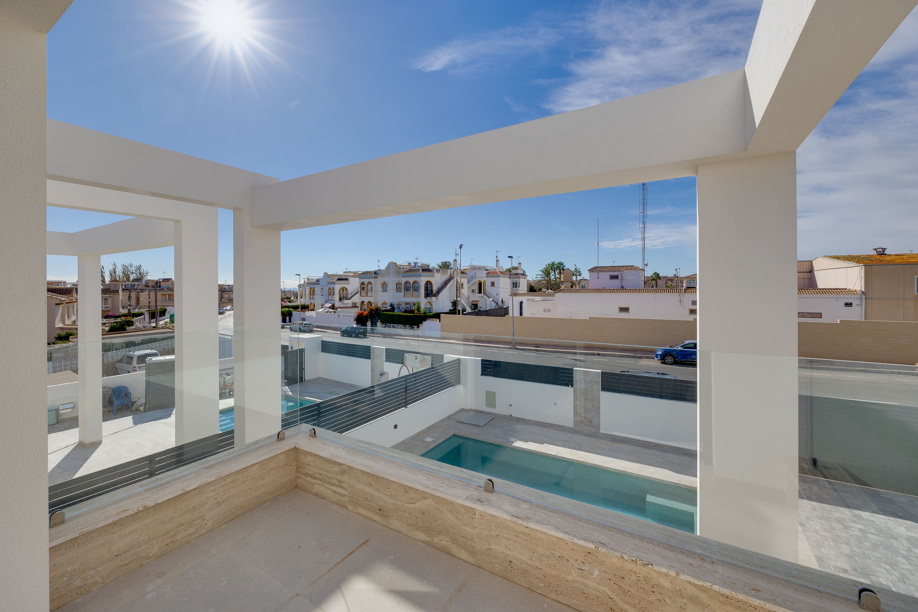 Exterior view in terraced for sale in Torrevieja
