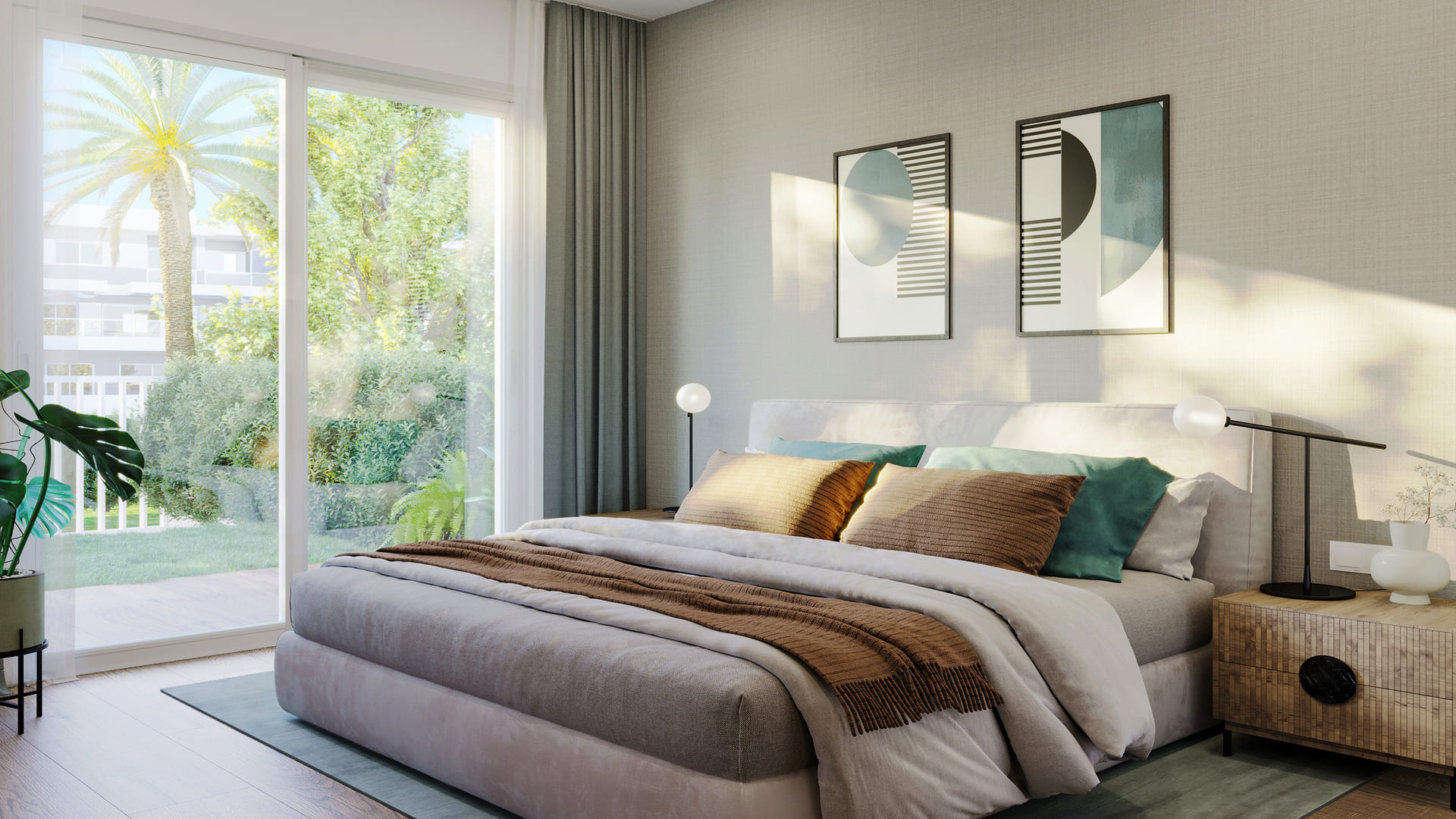 Master bedroom in low_bungalow for sale in Monforte del Cid