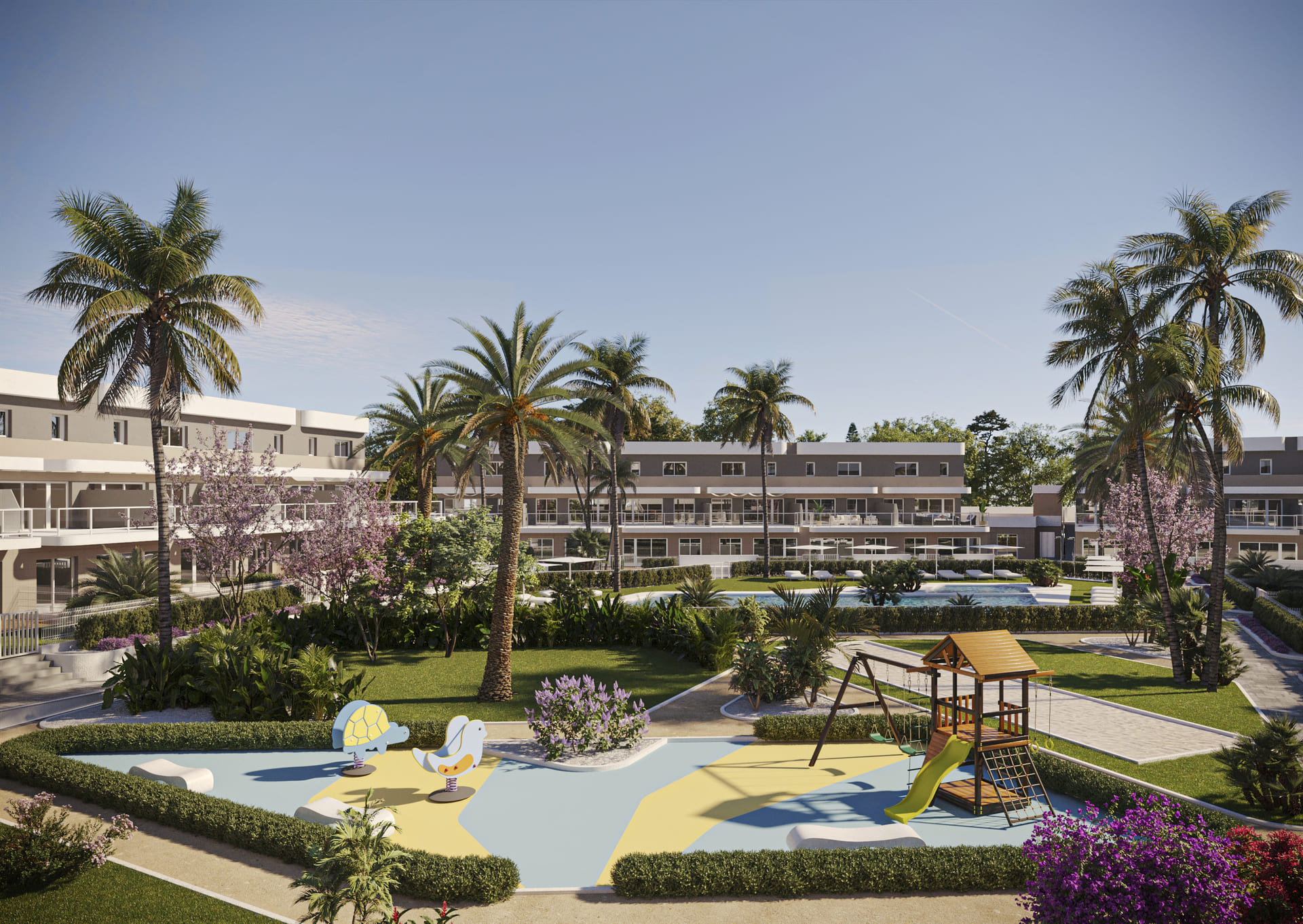 Located in Monforte del Cid, this residential complex offers a variety of housing options that cater
