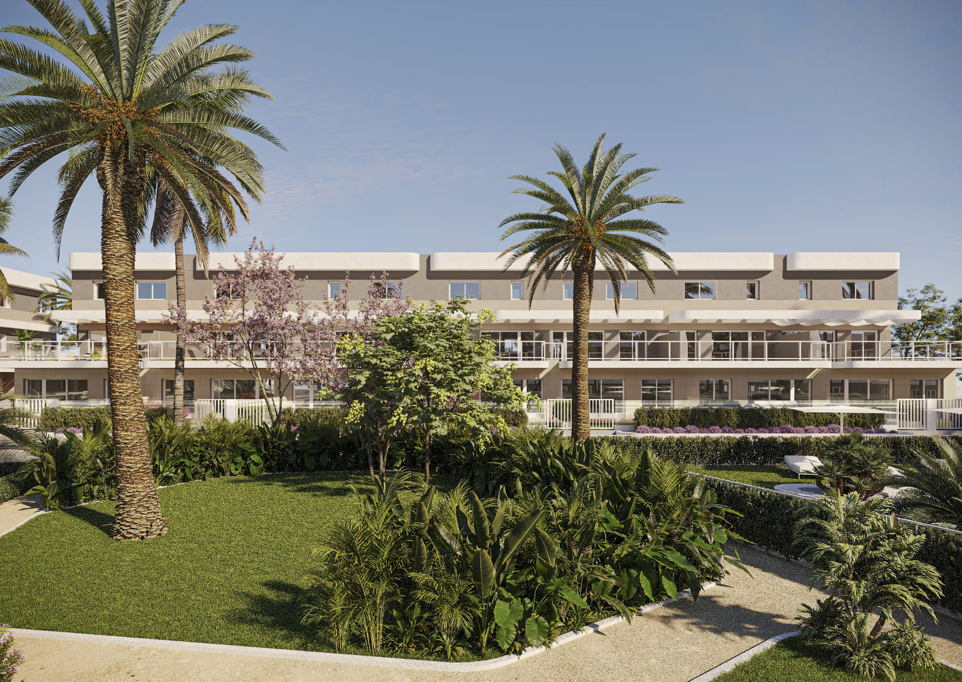 Located in Monforte del Cid, this residential complex offers a variety of housing options that cater