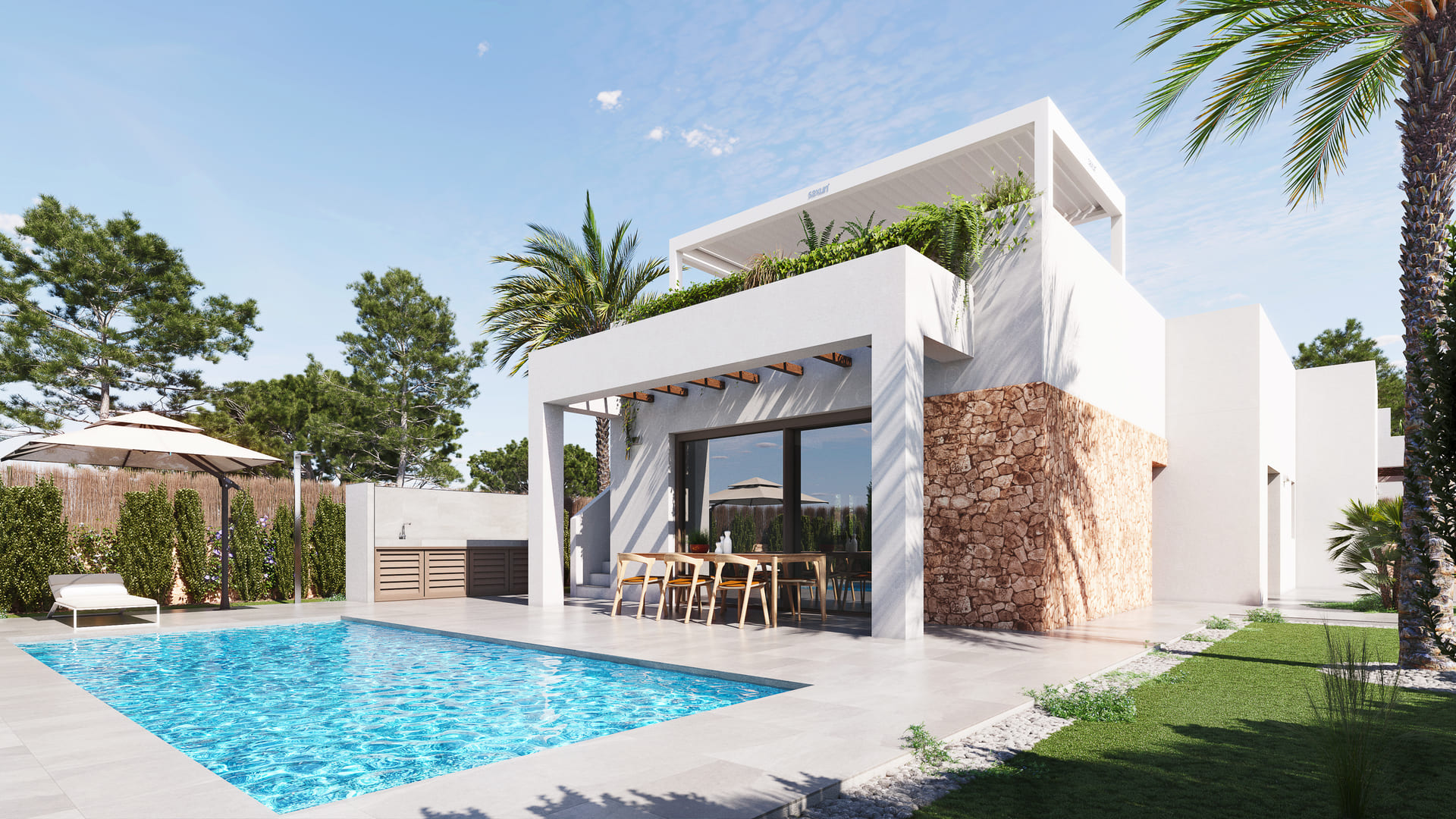 Bedroom in villa for sale in Orihuela Costa