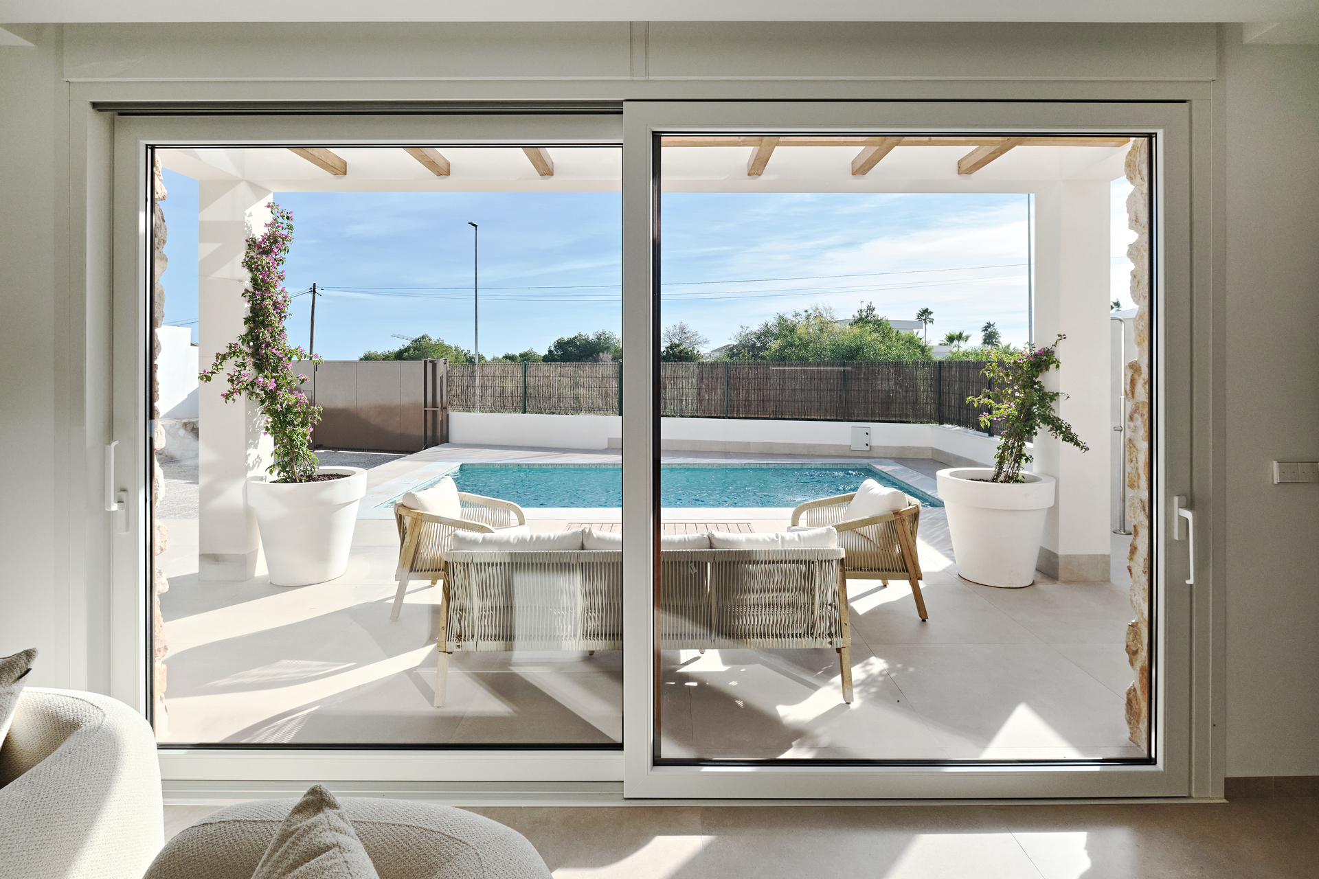 Master bedroom in villa for sale in Orihuela Costa