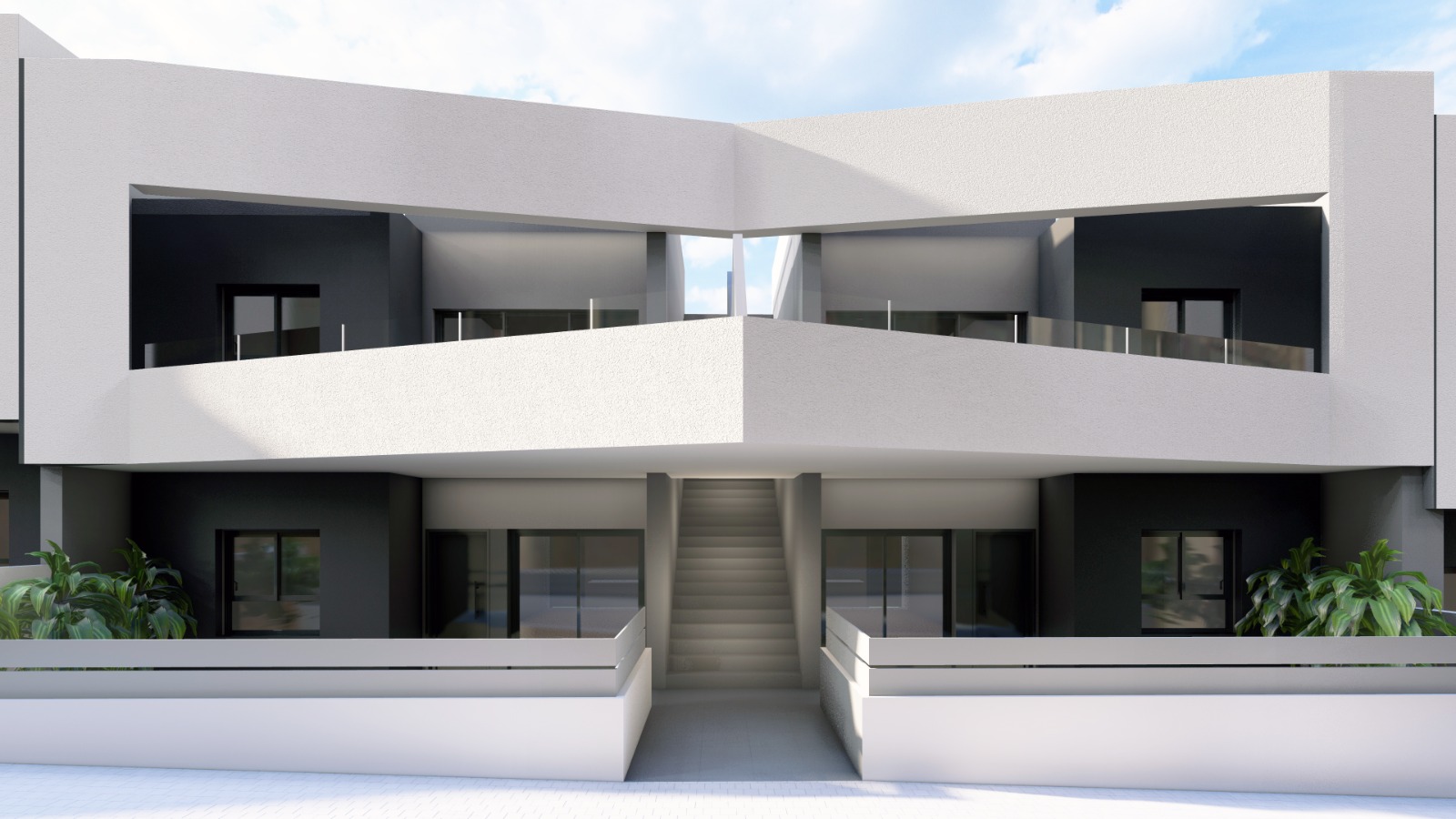 Exterior view in low_bungalow for sale in San Miguel de Salinas